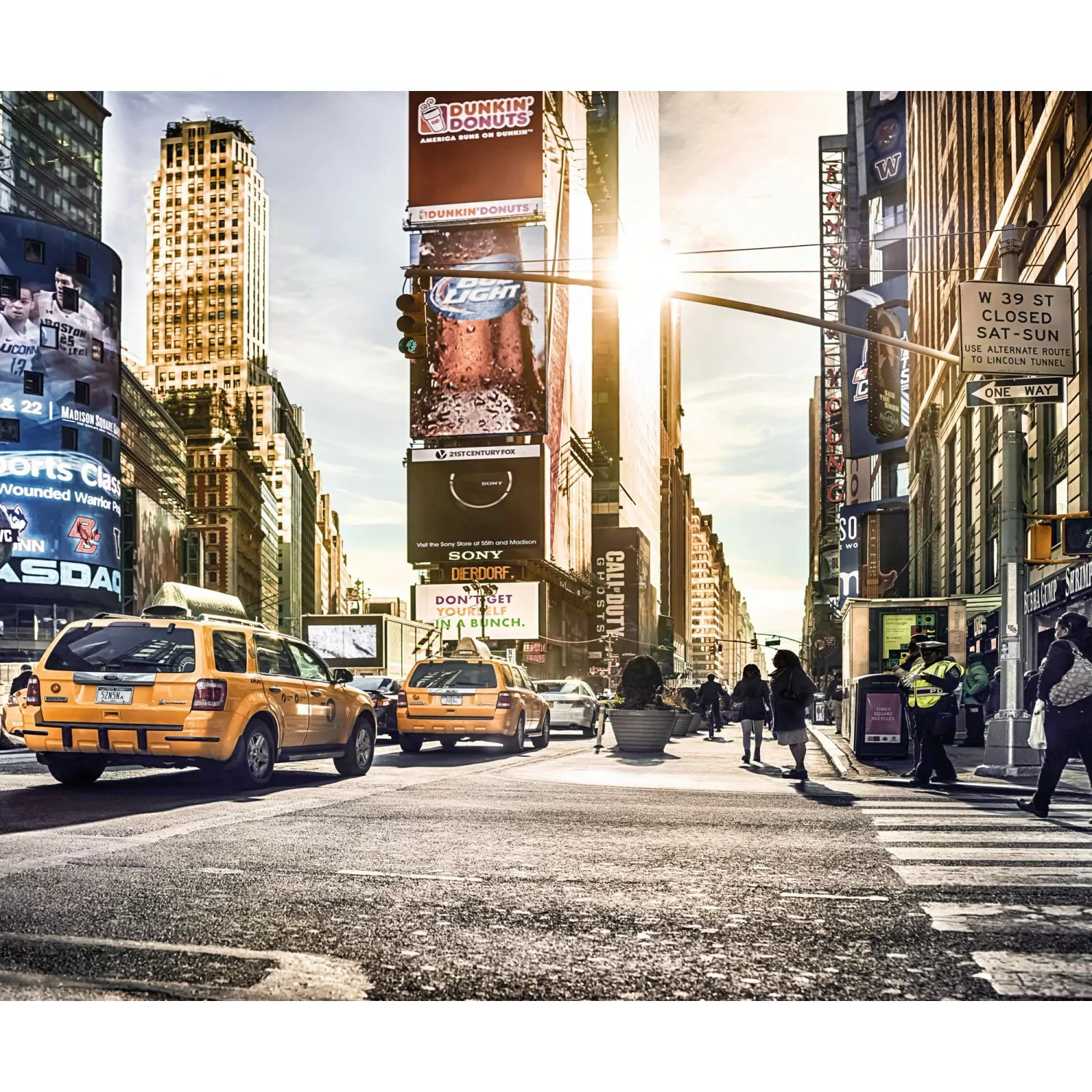 Komar Vliestapete »Times Square«, 300x250 cm (Breite x Höhe), Vliestapete, günstig online kaufen