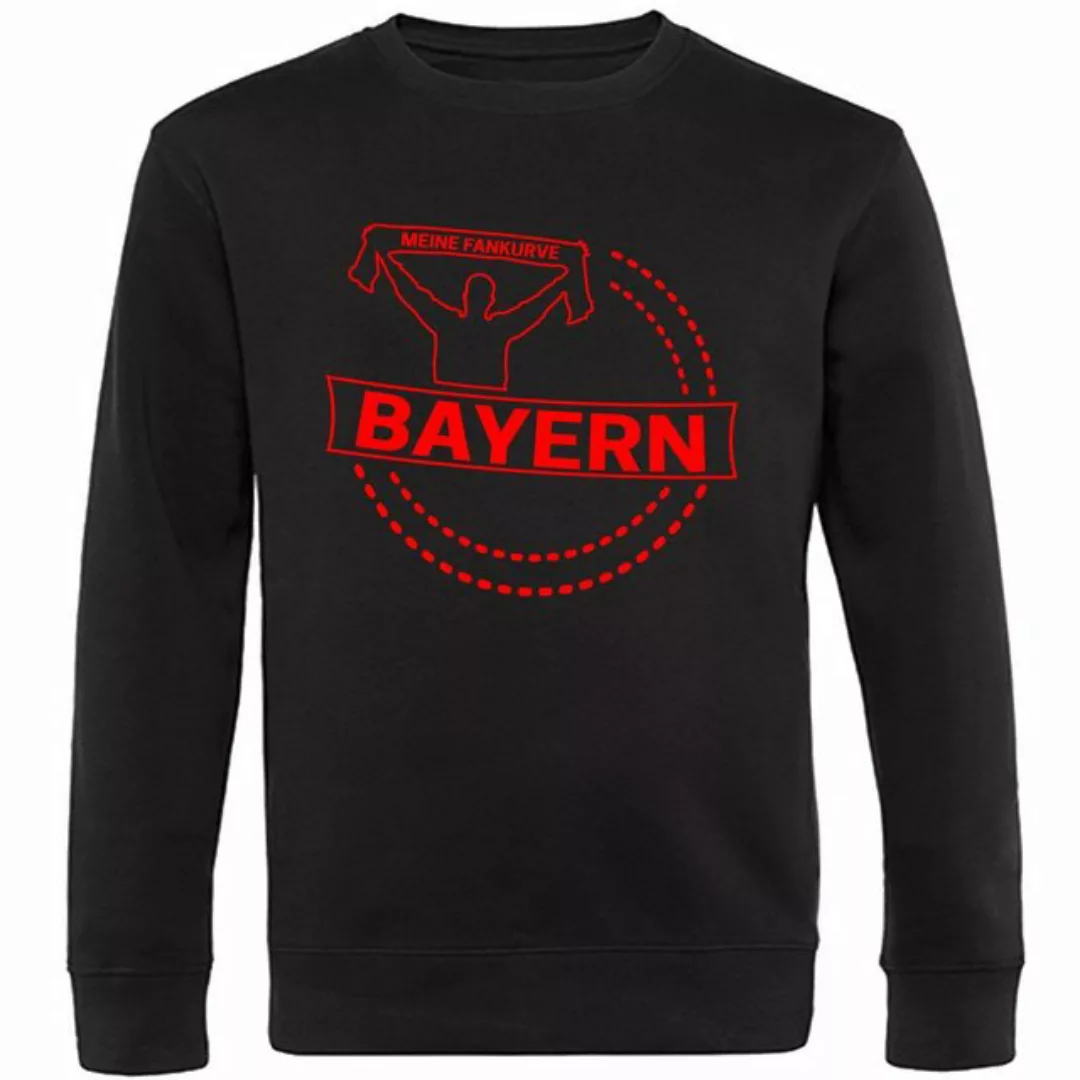 multifanshop Sweatshirt Bayern - Meine Fankurve - Pullover günstig online kaufen