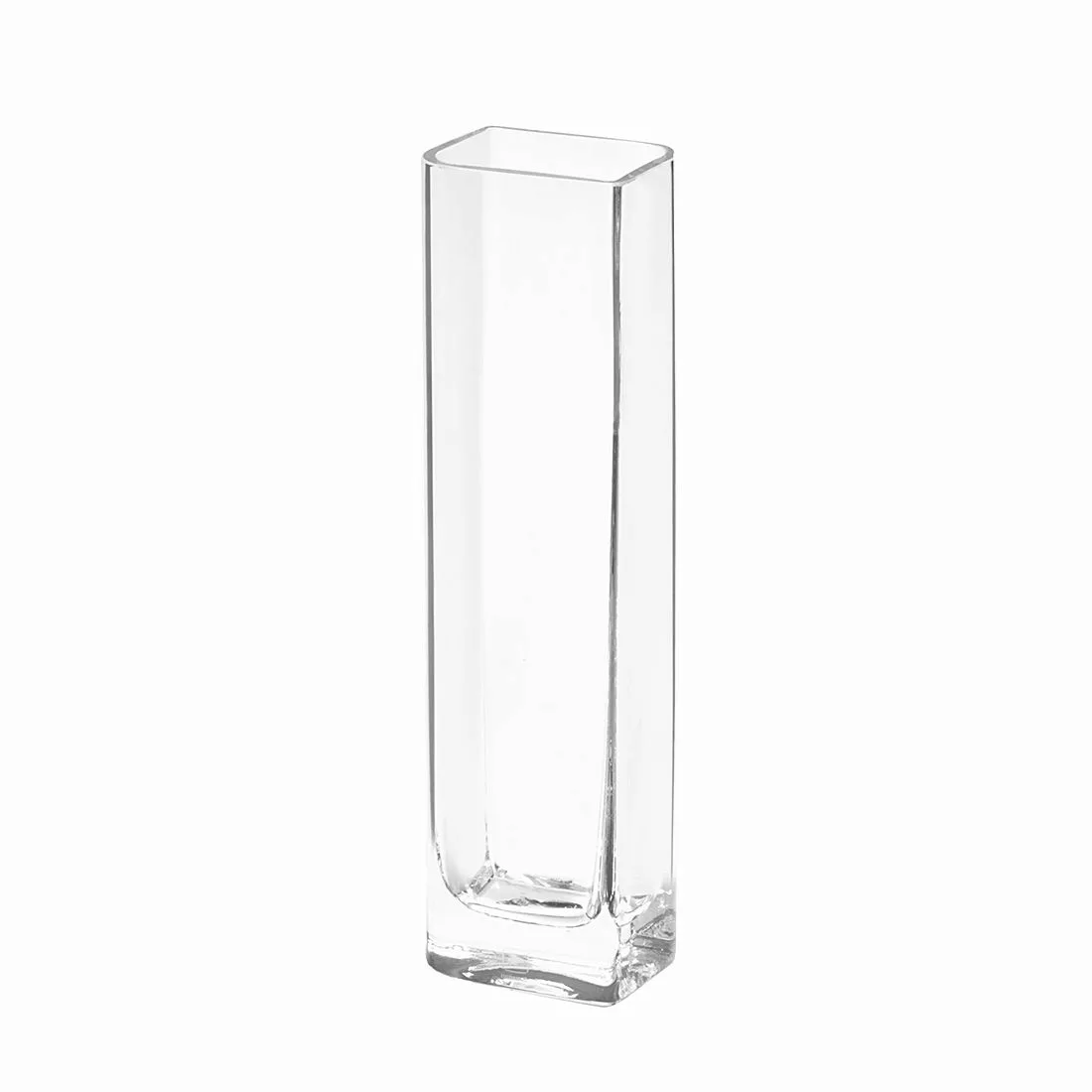 Vase Lucca glas transparent / 8 x 6 x H 25 cm - Leonardo - Transparent günstig online kaufen