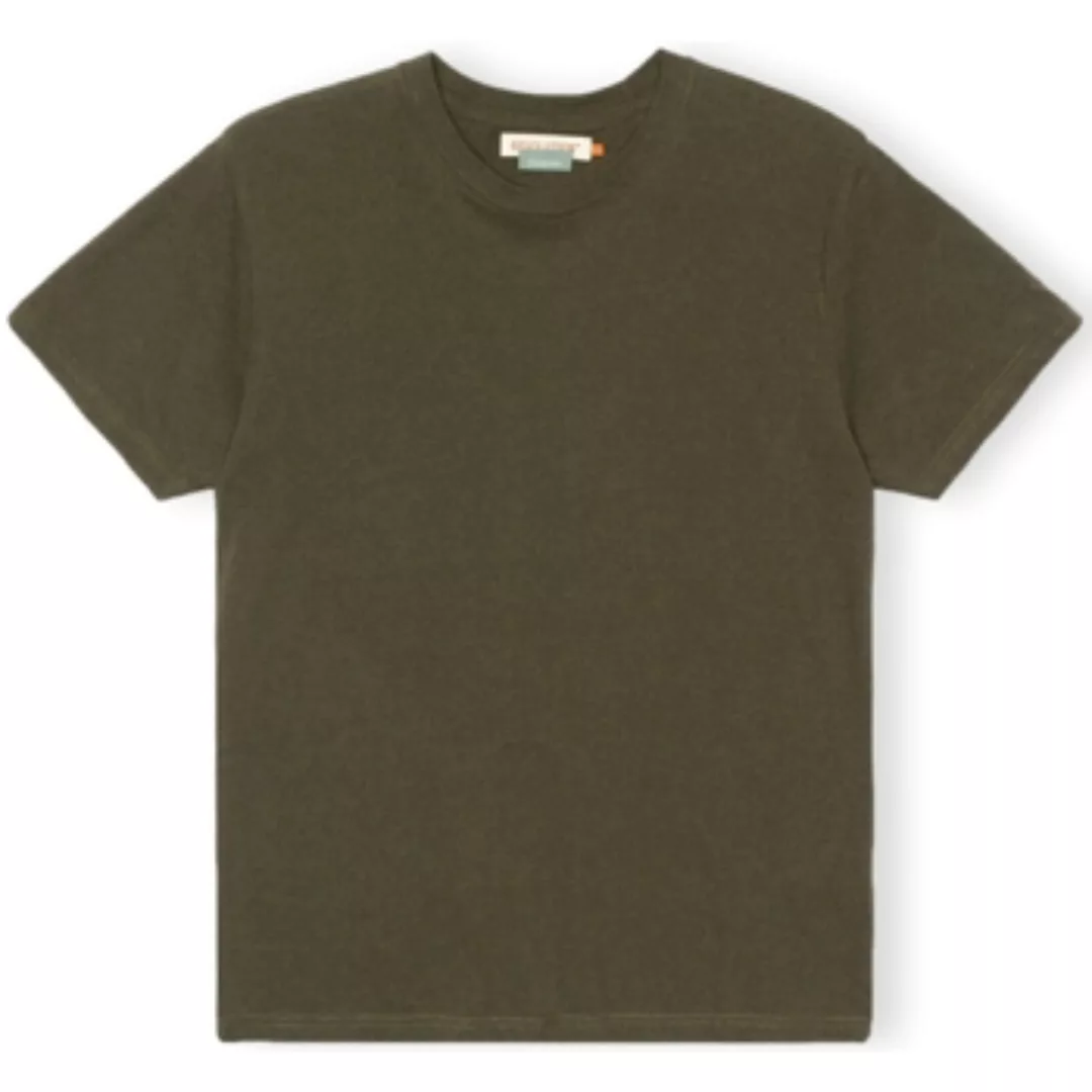 Rvlt Revolution  T-Shirts & Poloshirts T-Shirt Regular 1051 - Army/Melange günstig online kaufen