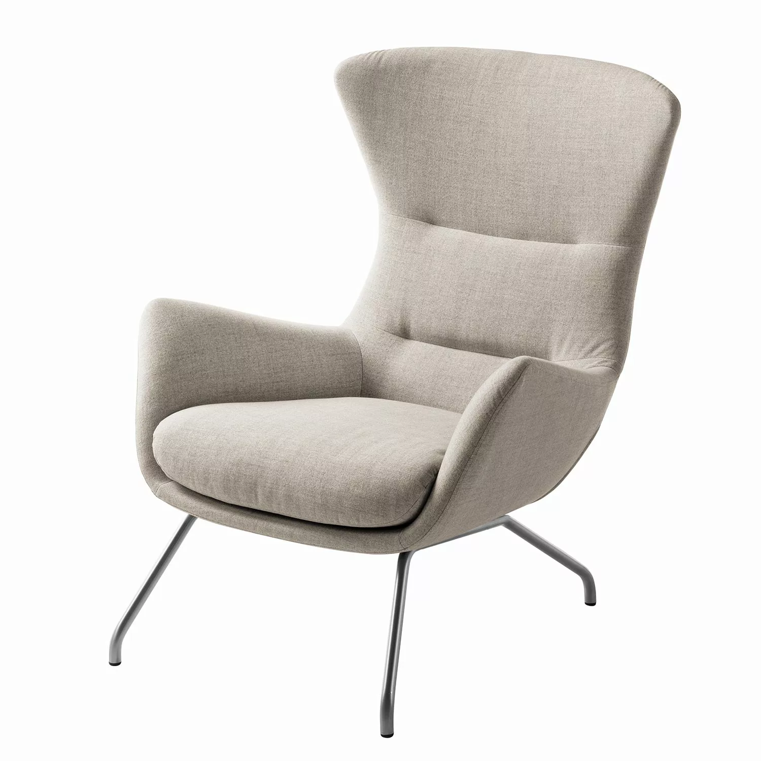 home24 Studio Copenhagen Sessel Hepburn II Beige Webstoff 84x99x96 cm (BxHx günstig online kaufen