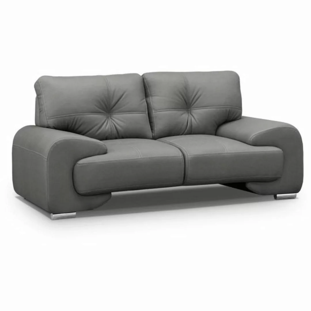 Beautysofa 2-Sitzer Maxime lux, 2-Sitzer Sofa im modernes Design aus Kunstl günstig online kaufen