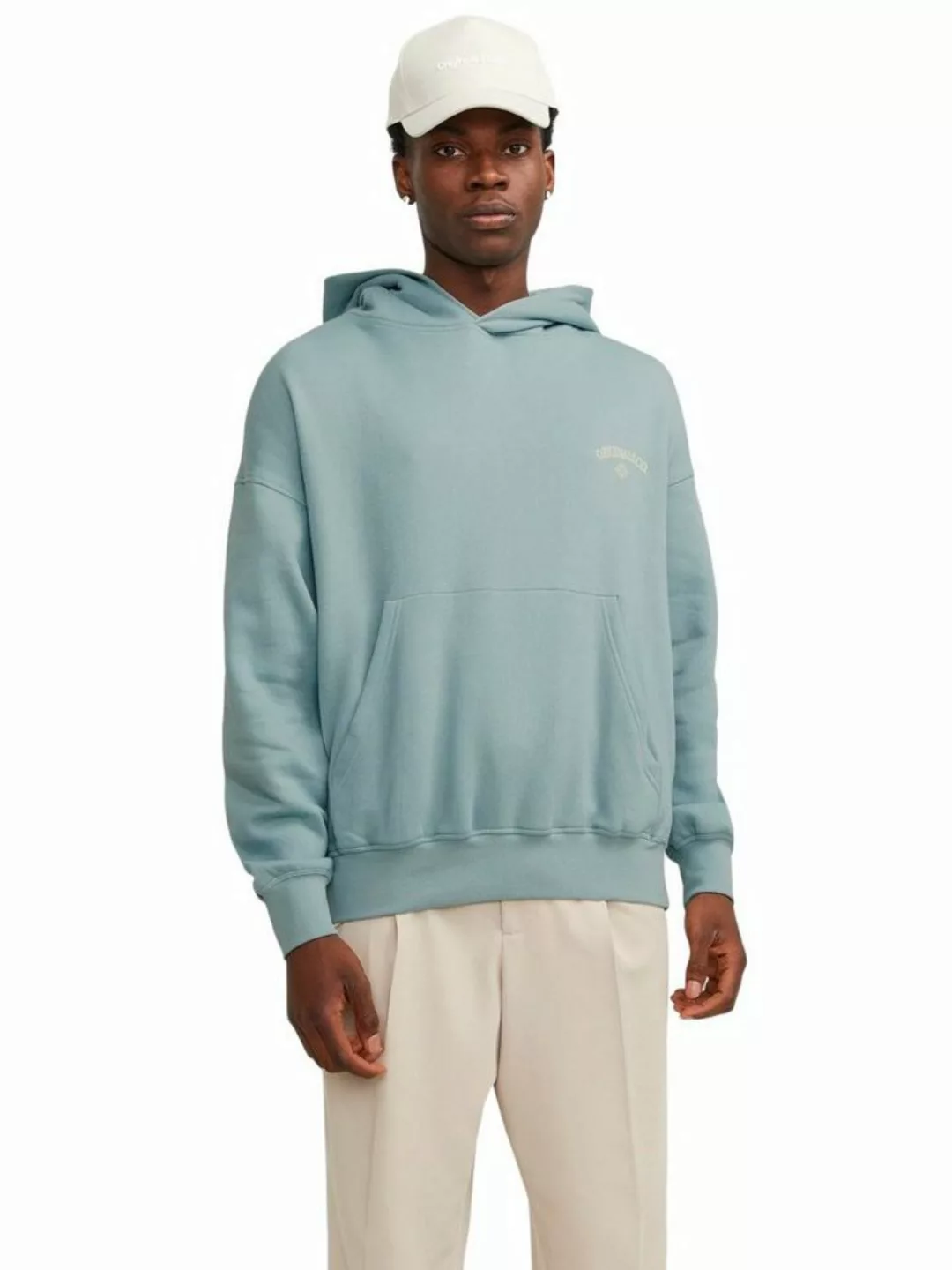 Jack & Jones Herren Hoodie Kapuzenpullover JORSANTORINI GRAPHIC- Relaxed Fi günstig online kaufen