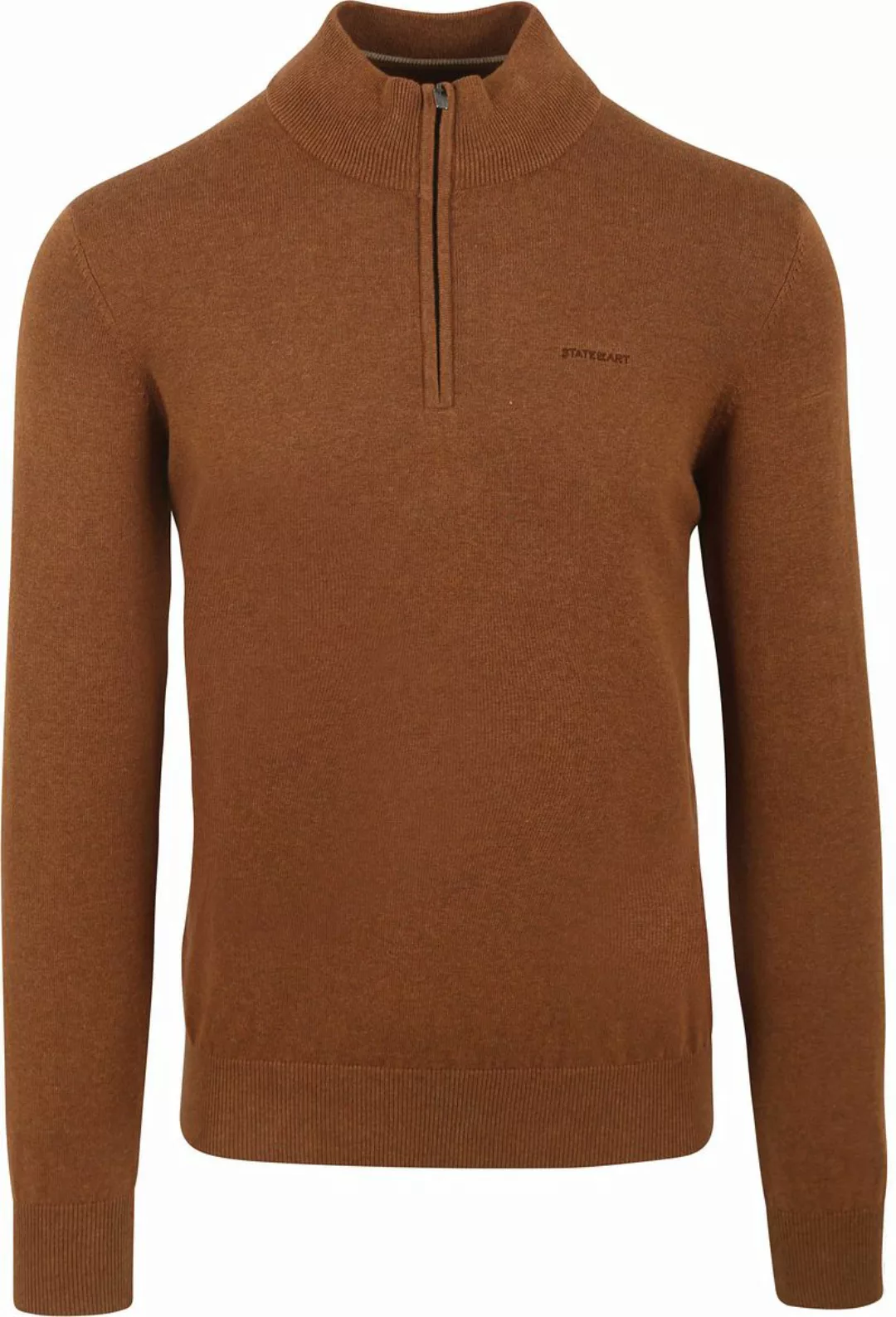 State Of Art Half Zip Pullover Hazelnut Braun - Größe XXL günstig online kaufen