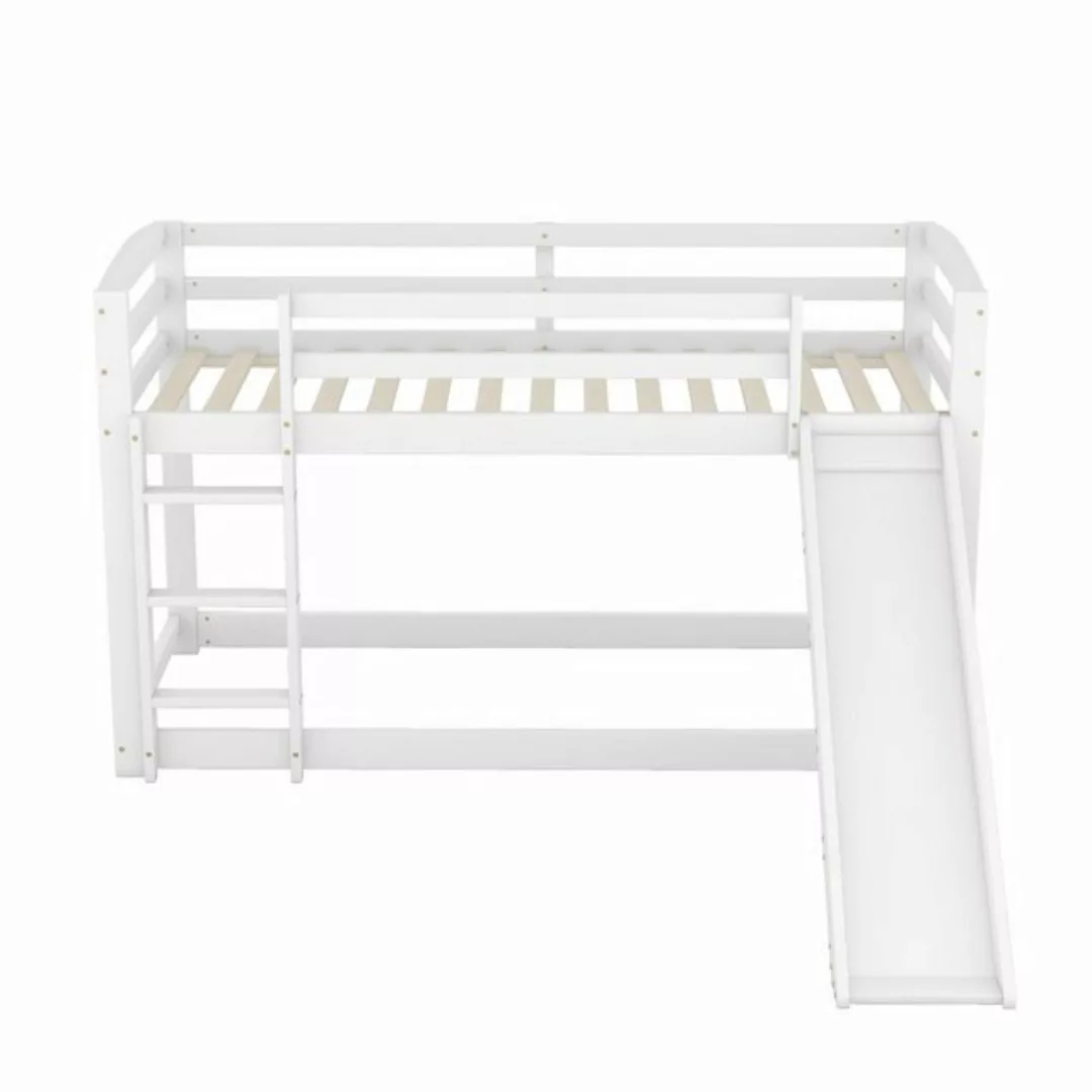 Odikalo Etagenbett Kinderbett Jugendbett Holzbett mit/ohne Rutsche 90x200 W günstig online kaufen