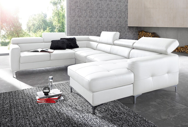 COTTA Polstergarnitur "Sammy U-Form", (Set, Tiefe der Recamiere 169 cm), Se günstig online kaufen