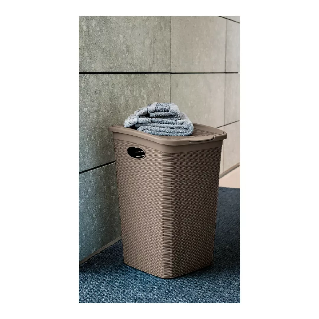 Wäschekorb Beige (50 L) (36,5 X 54,5 X 38 Cm) günstig online kaufen