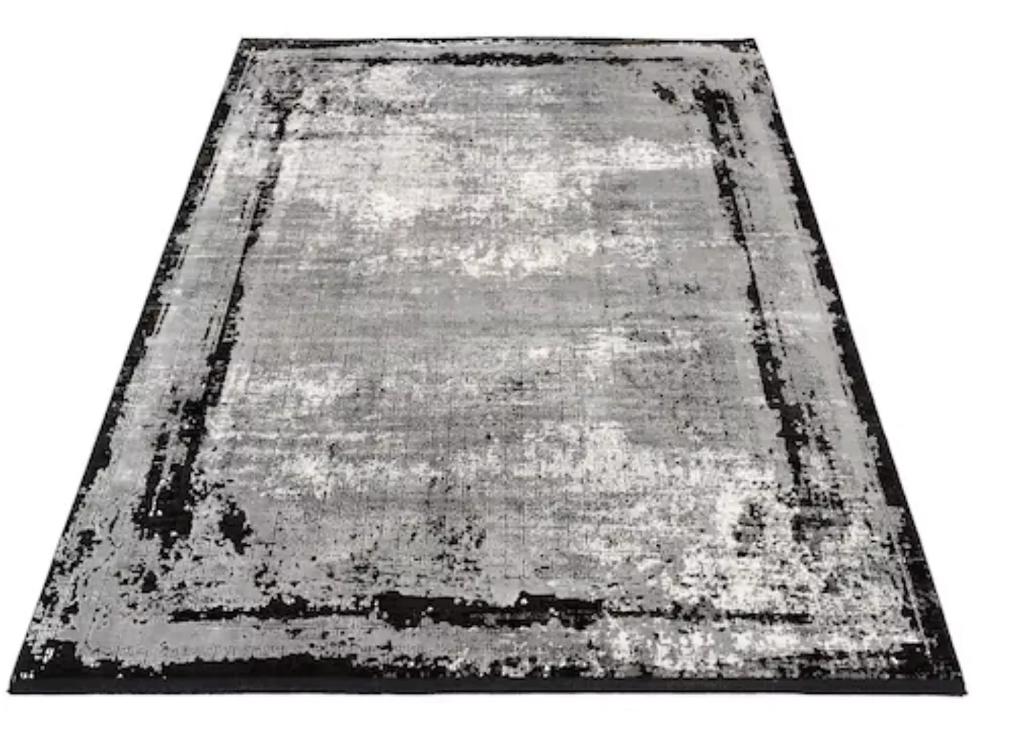 machalke® Teppich »frame«, rechteckig, Design Teppich, Vintage Optik, Wohnz günstig online kaufen