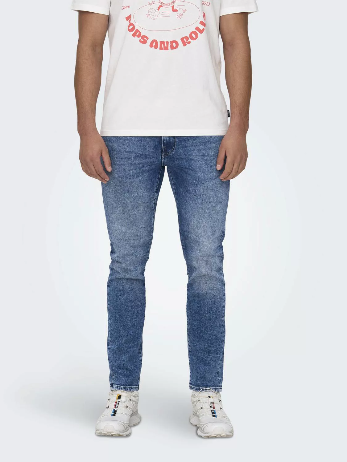ONLY & SONS Straight-Jeans "ONSWEFT REGULAR WB 0021 TAI DNM NOOS", im 4-Poc günstig online kaufen