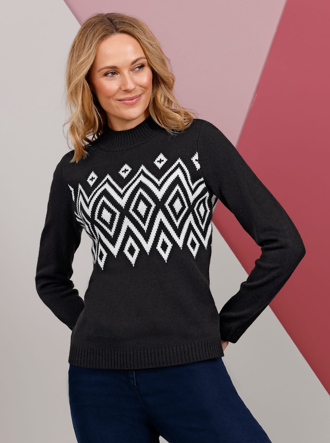 Classic Basics Stehkragenpullover "Stehkragen-Pullover" günstig online kaufen