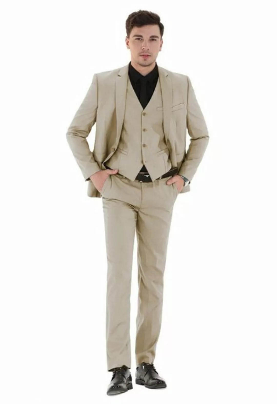 Allthemen Anzug (2 tlg, Sakko & Hose) Herrenanzug im Slim Fit günstig online kaufen