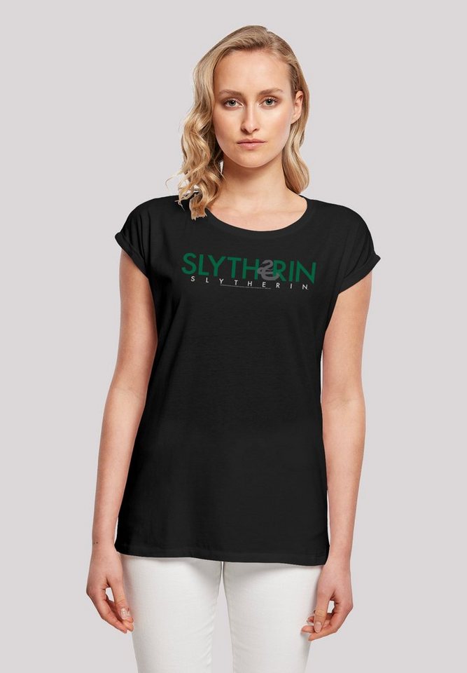 F4NT4STIC T-Shirt Harry Potter Slytherin Text Print günstig online kaufen