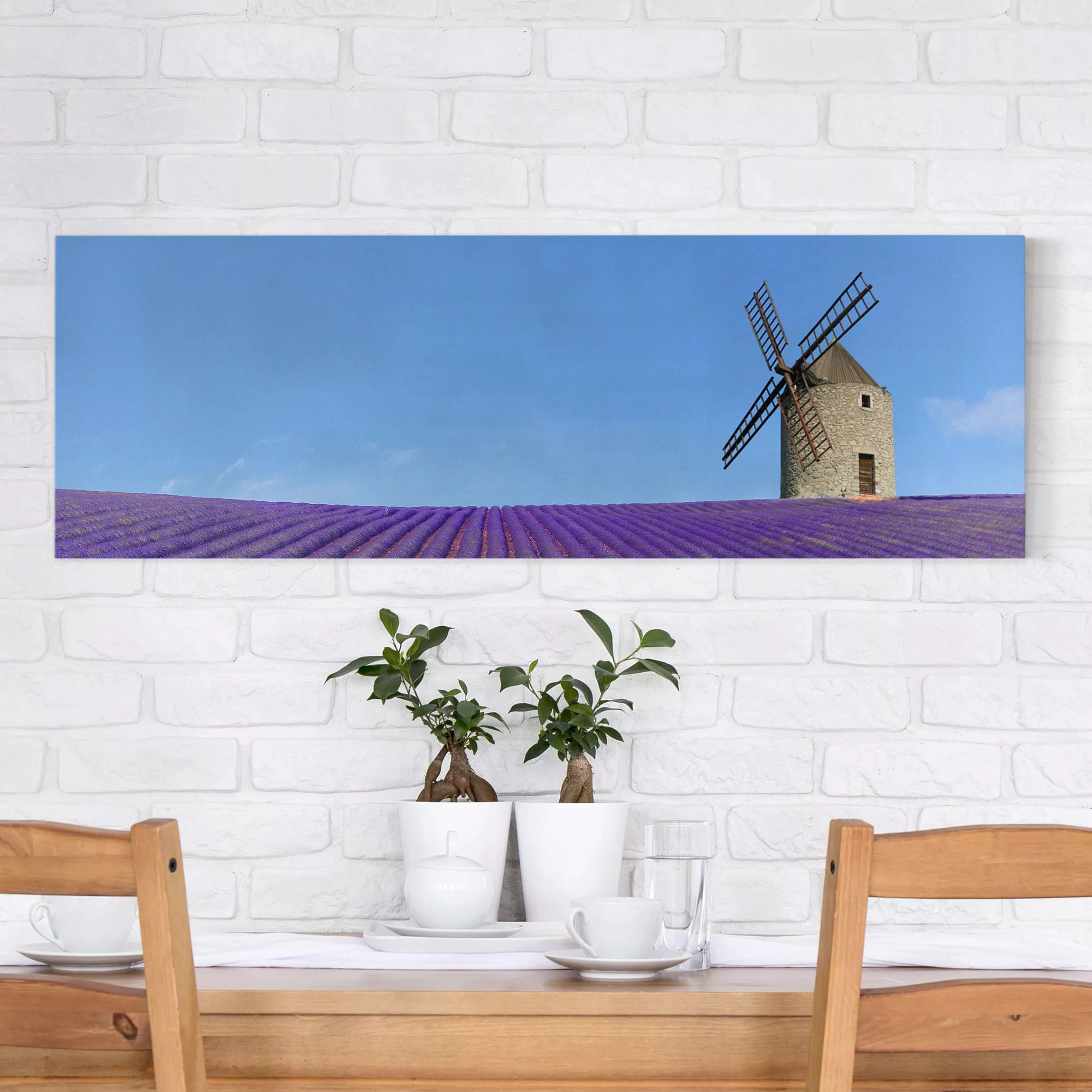 Leinwandbild Natur & Landschaft - Panorama Lavendelduft in der Provence günstig online kaufen
