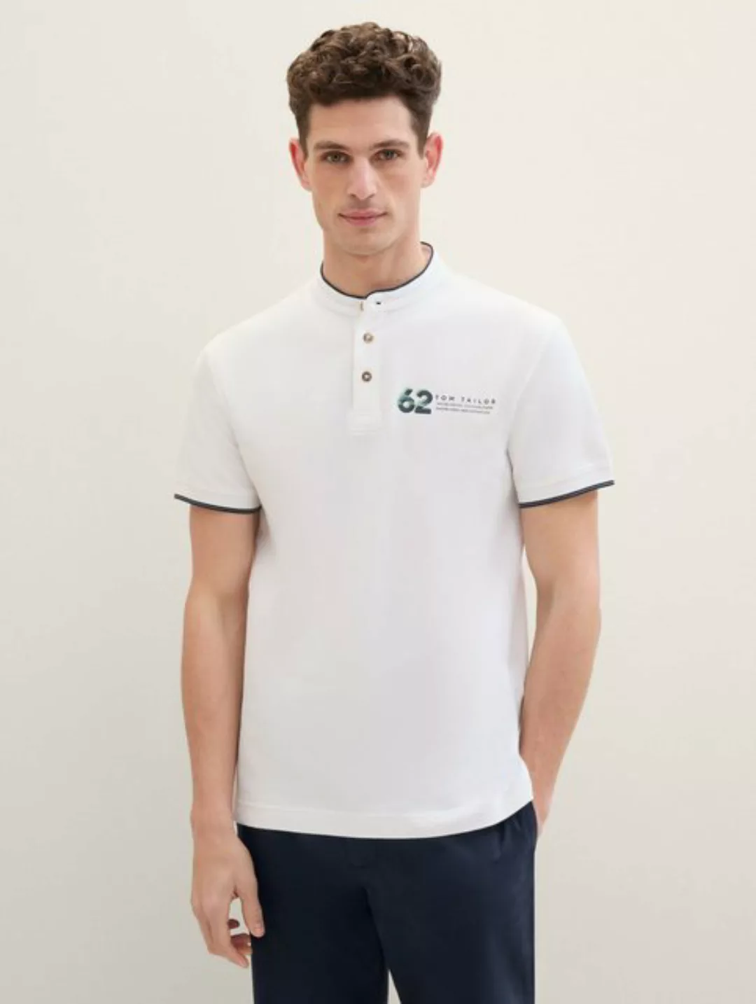 TOM TAILOR Poloshirt Poloshirt mit Print günstig online kaufen