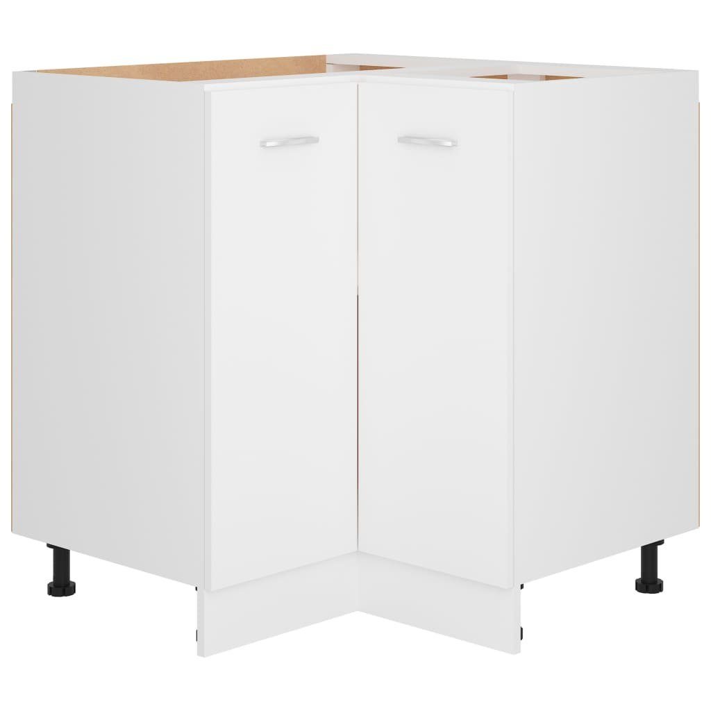 vidaXL Unterschrank Eckunterschrank Weiß 75,5x75,5x80,5 cm günstig online kaufen