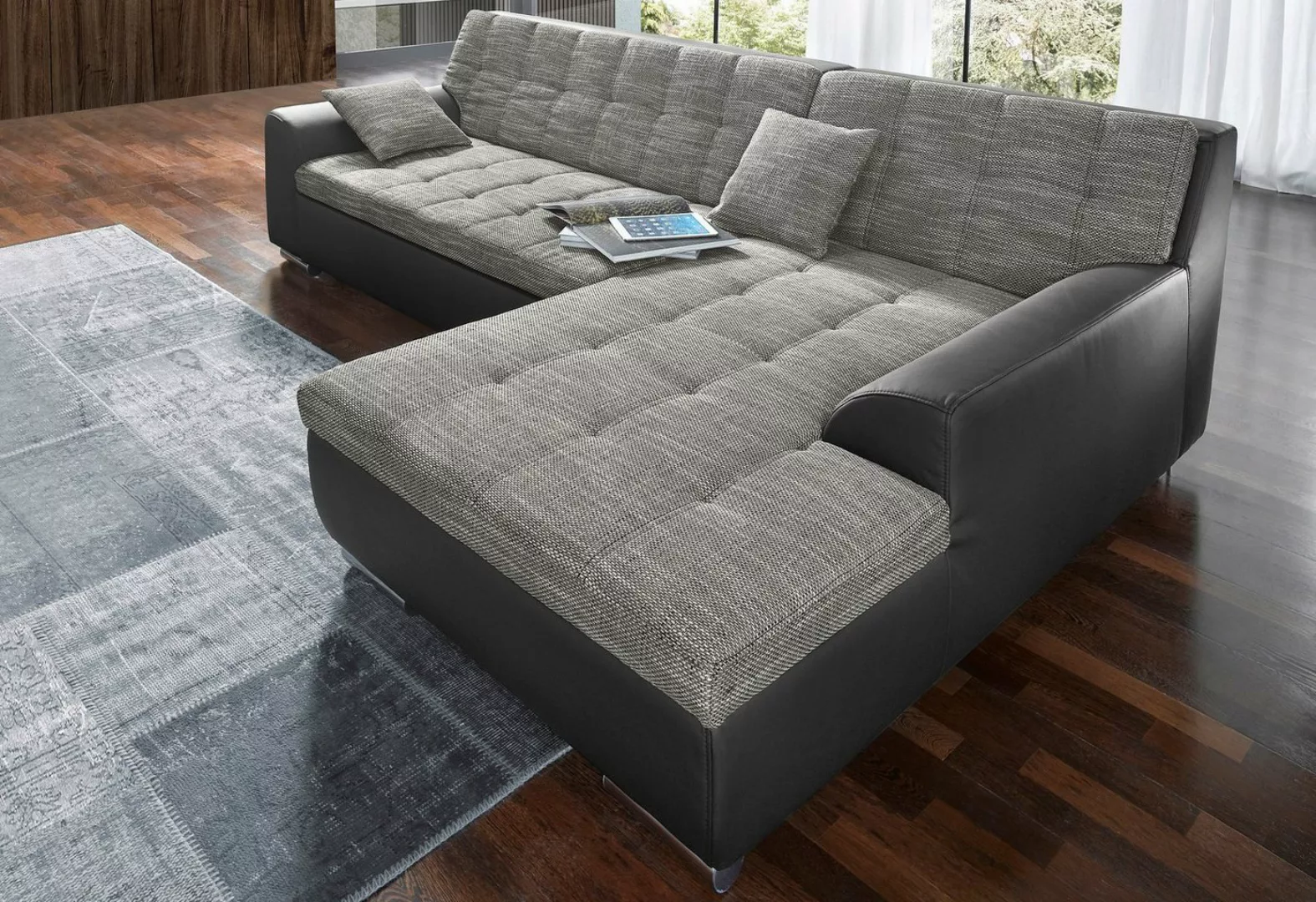 DOMO collection Ecksofa Treviso viele Bezüge, auch in Cord, L-Form, B/T/H: günstig online kaufen