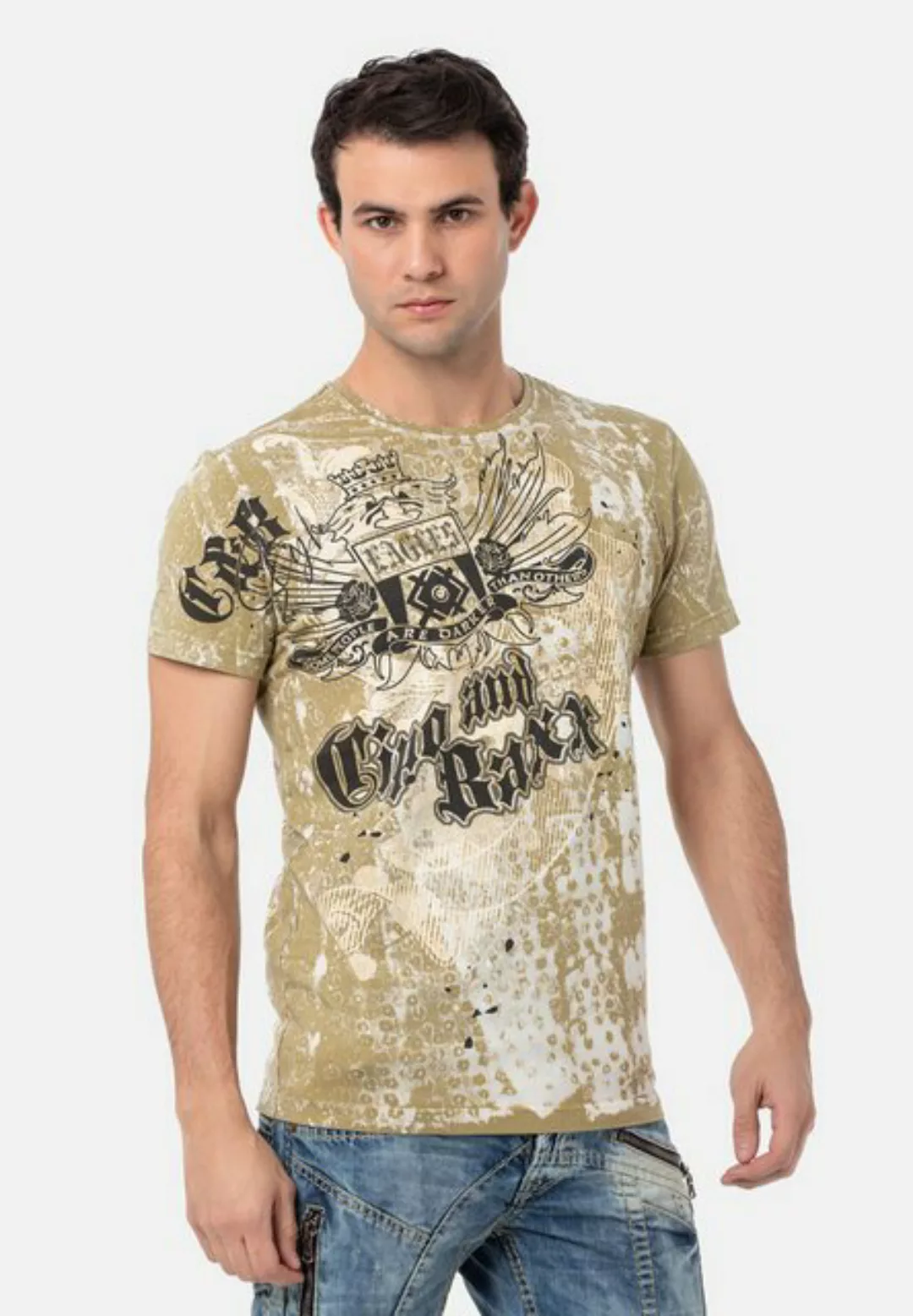 Cipo & Baxx T-Shirt in extravagantem Look günstig online kaufen