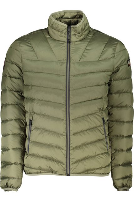 Napapijri Outdoorjacke Grüne Herrenjacke mit Logo und vielen Taschen für op günstig online kaufen