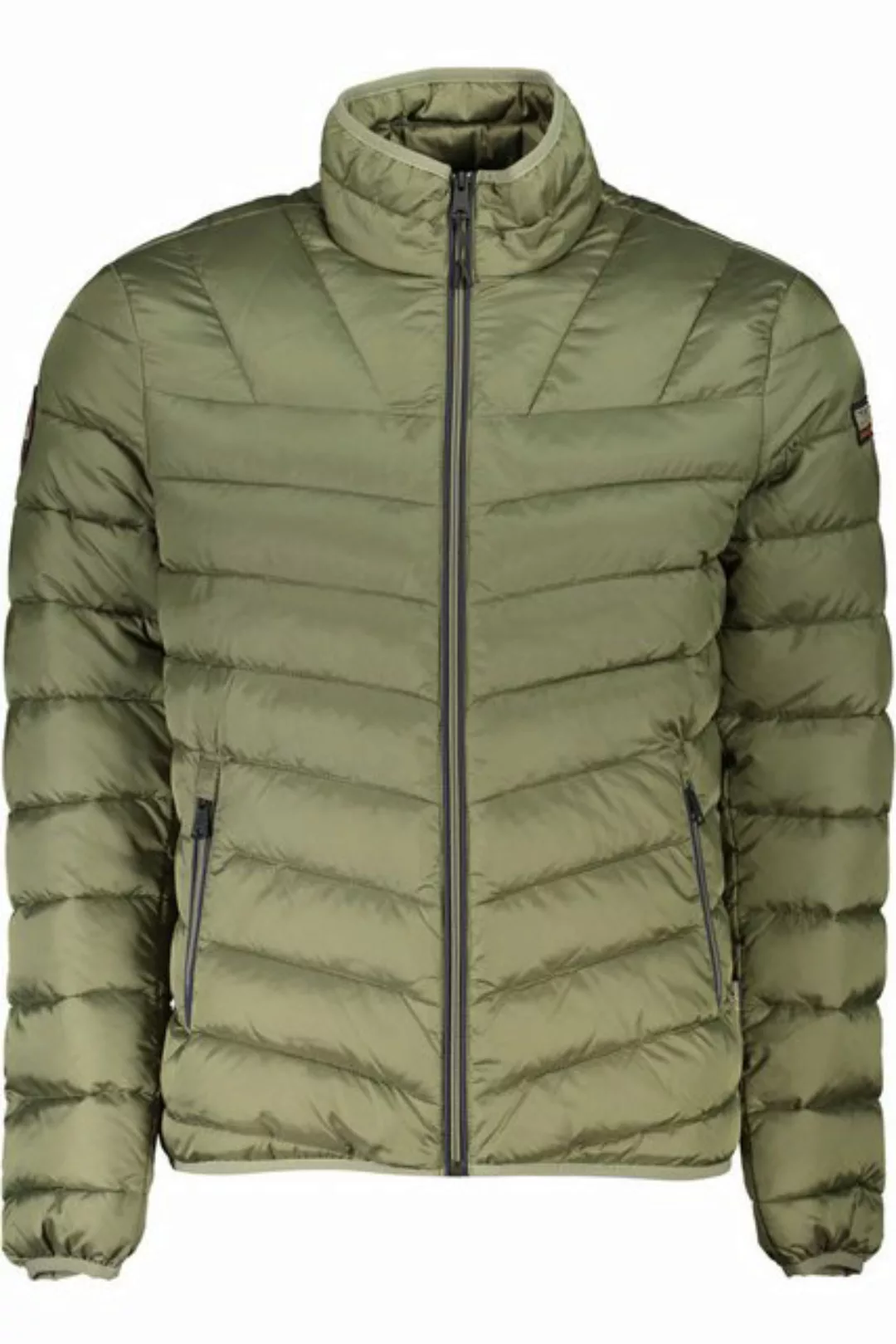 Napapijri Outdoorjacke Grüne Herrenjacke mit Logo und vielen Taschen für op günstig online kaufen