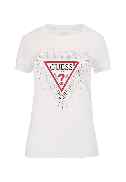 Guess T-Shirt T-Shirt SS CN Star Triangle Kurzarmshirt (1-tlg) günstig online kaufen