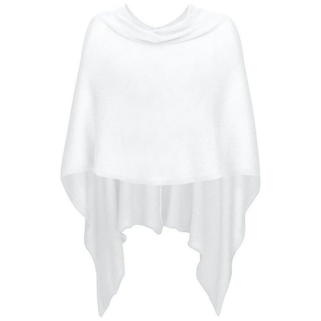 Mississhop Strickponcho Damen Poncho Cape Überwurf Strickponcho feiner Stri günstig online kaufen