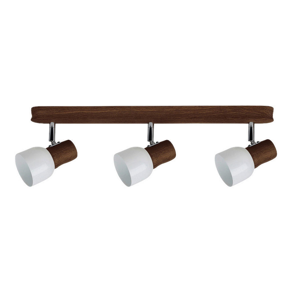 Spot-Light Deckenleuchte 2239376 dunkelbraun Holz Metall B/H/T: ca. 49x17x7 günstig online kaufen