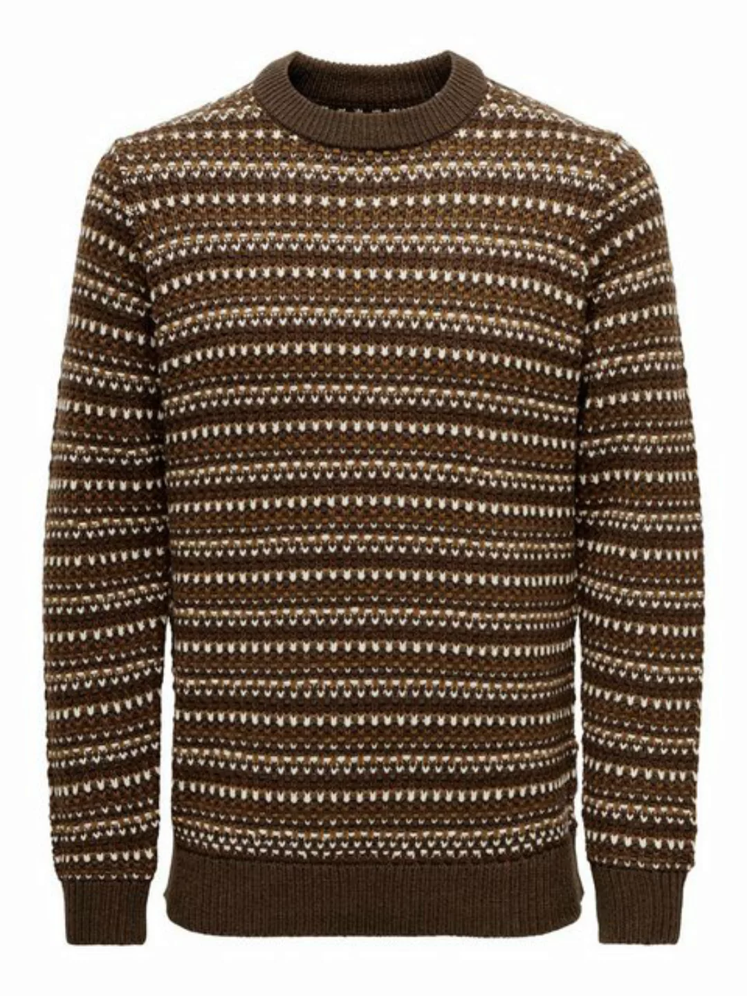 ONLY & SONS Strickpullover Strickpullover Regular Fit Rundhals langarm 8174 günstig online kaufen