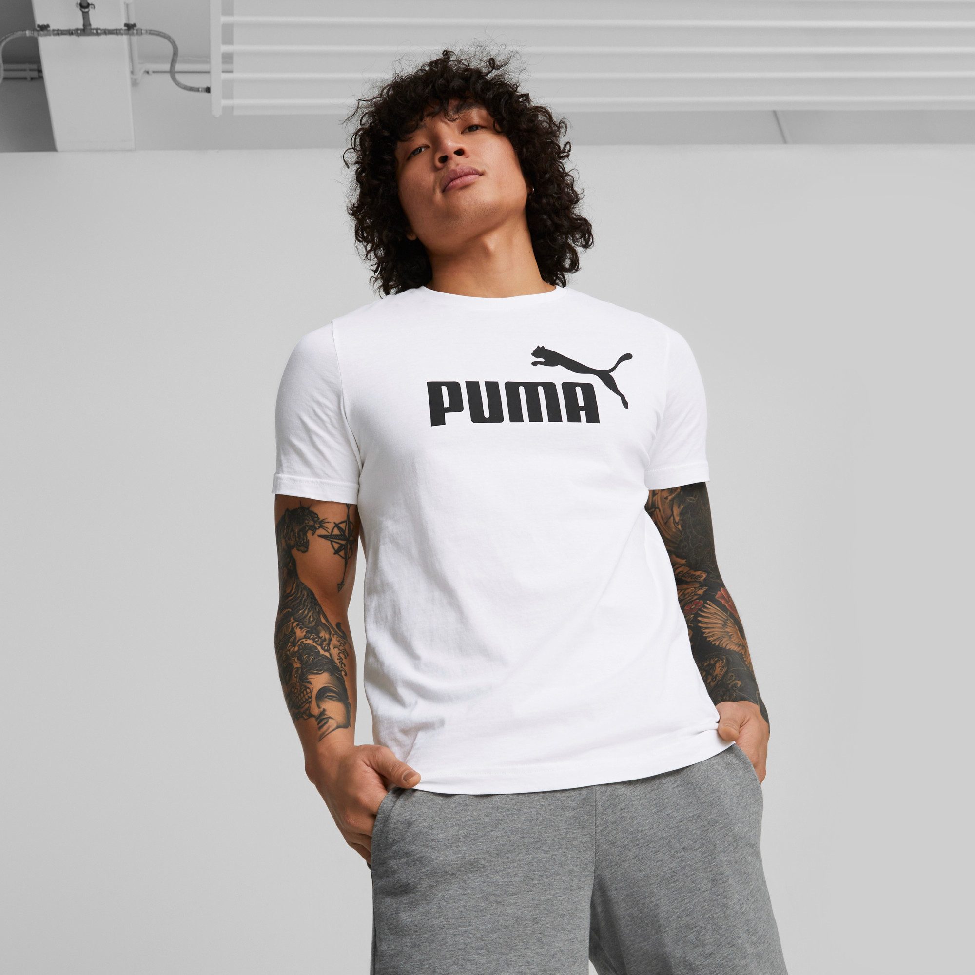 PUMA T-Shirt ESS LOGO TEE günstig online kaufen