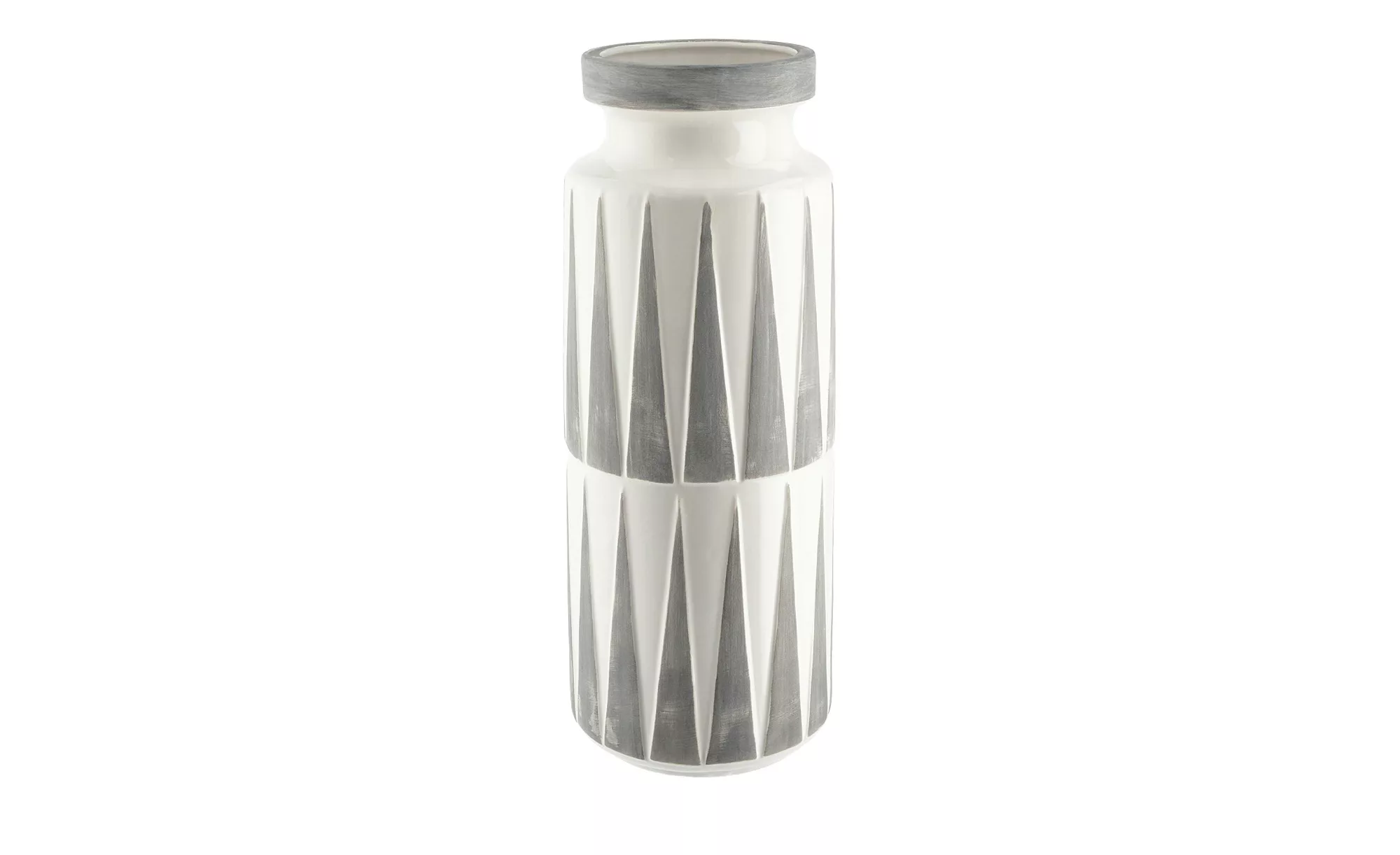 Vase - grau - Steinzeug - 42,5 cm - Dekoration > Vasen - Möbel Kraft günstig online kaufen