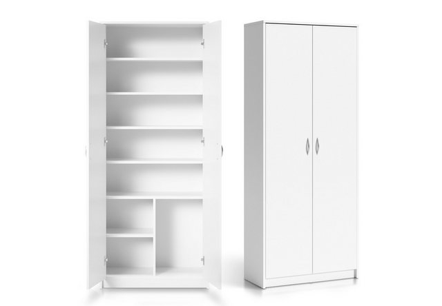 Home Collective Mehrzweckschrank Kleiderschrank Regal 74cm breit 180cm hoch günstig online kaufen