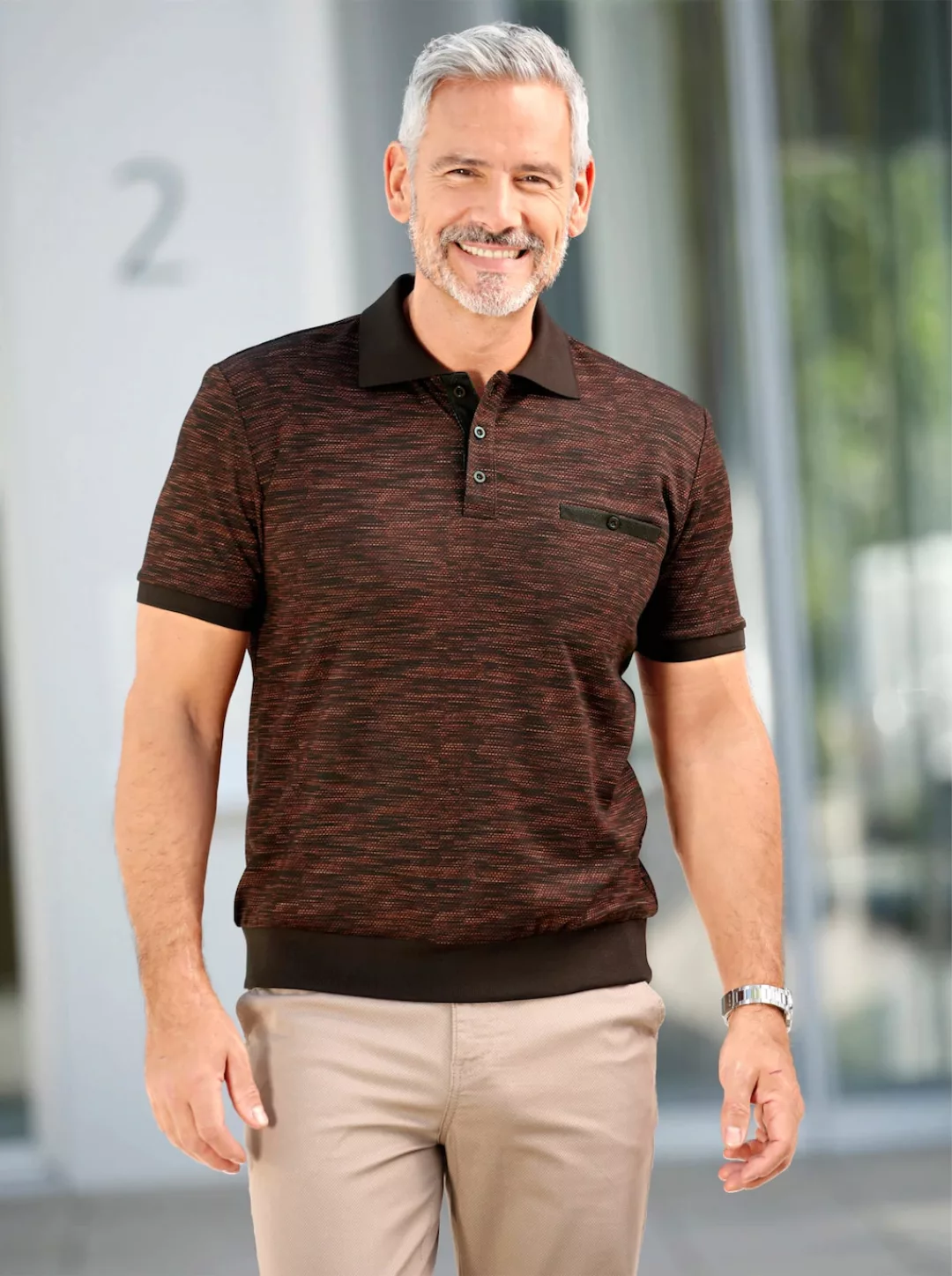 Marco Donati Poloshirt "Kurzarm-Shirt", (1 tlg.) günstig online kaufen