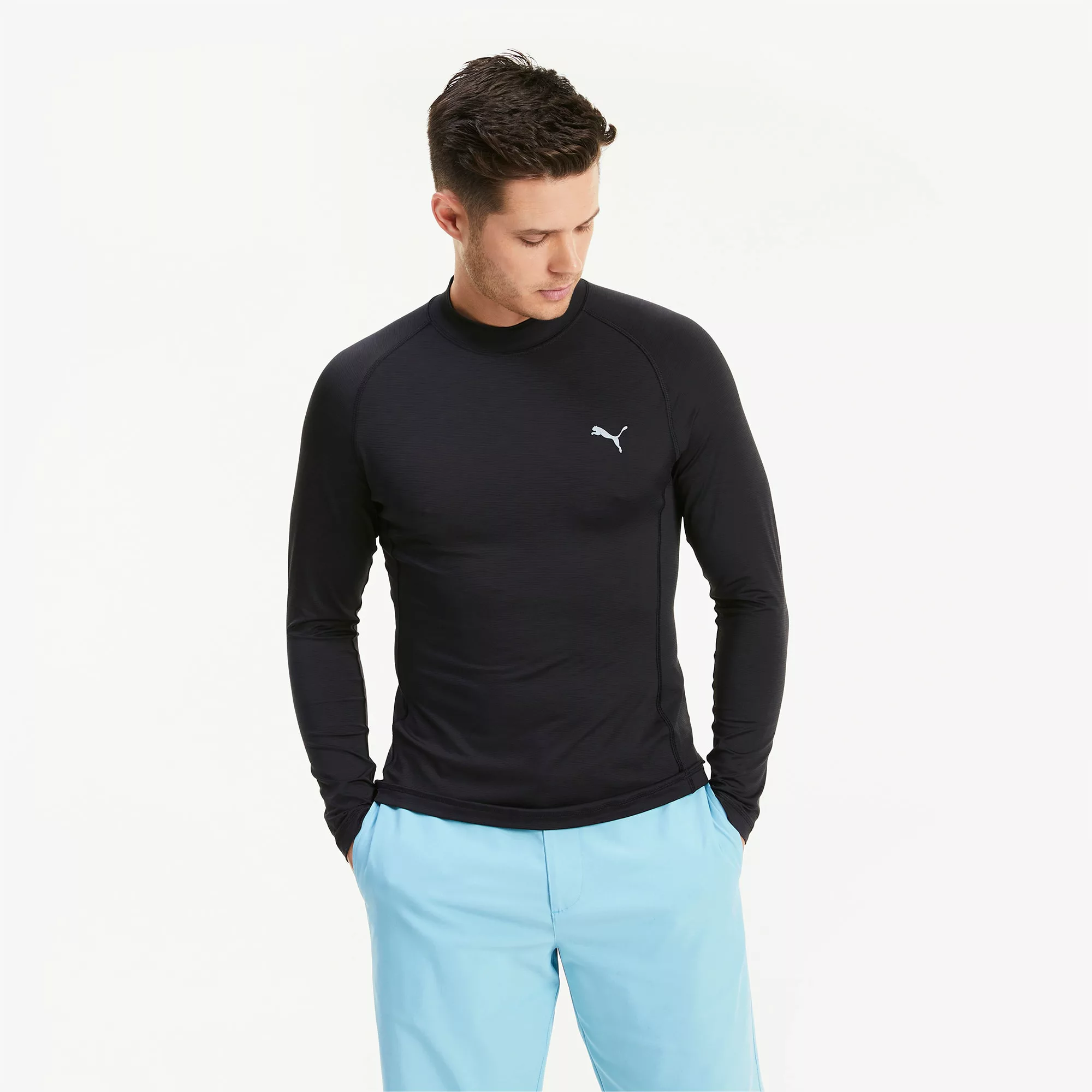 PUMA Baselayer Herren Golf Langarmshirt | Mit Aucun | Schwarz | Größe: XL günstig online kaufen