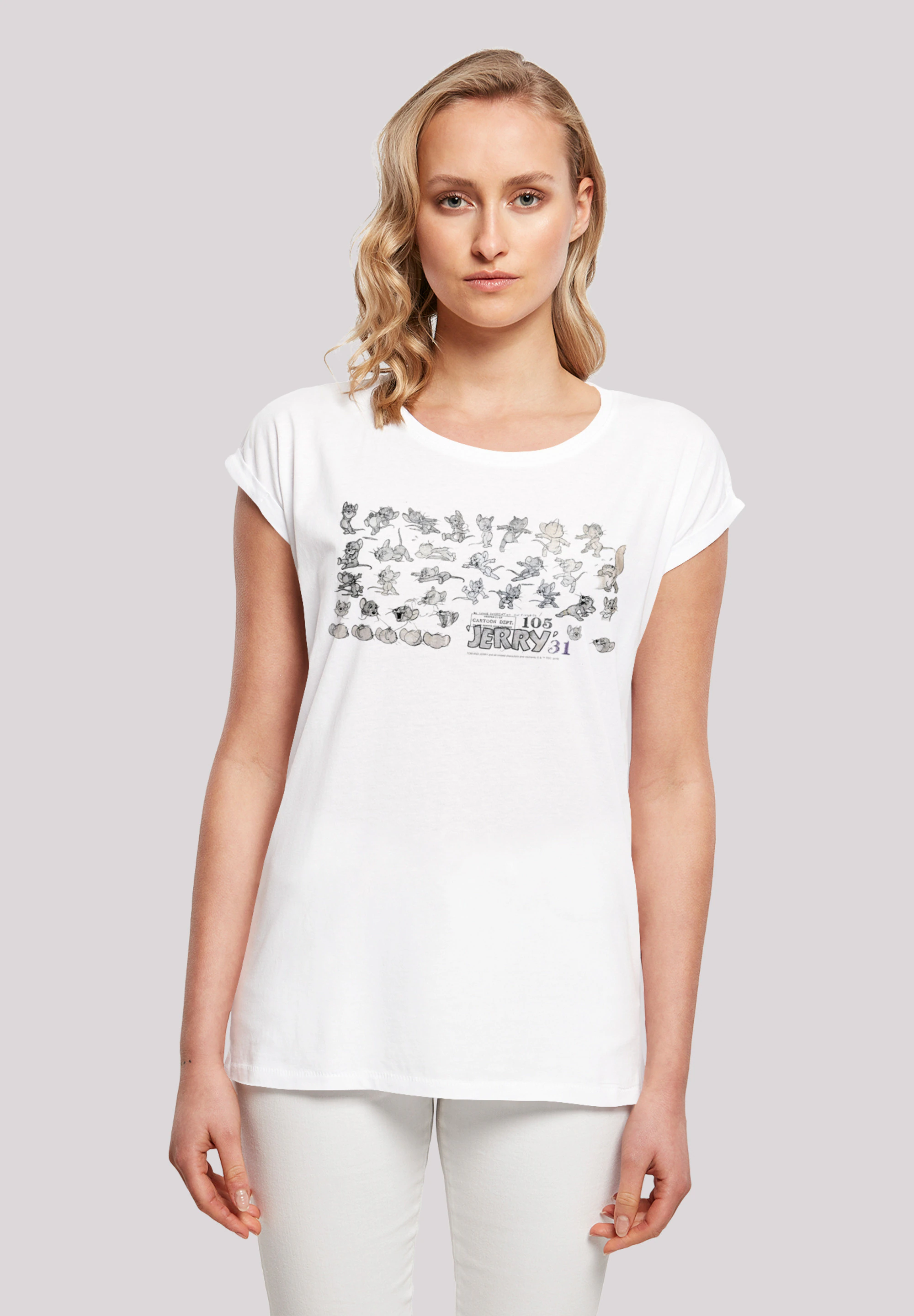 F4NT4STIC T-Shirt "Tom and Jerry TV Serie Cartoon Dept Jerry", Print günstig online kaufen
