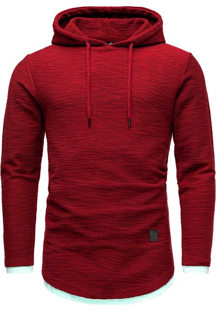 Amaci&Sons Kapuzenpullover PEORIA 2in1 Kapuzenpullover günstig online kaufen