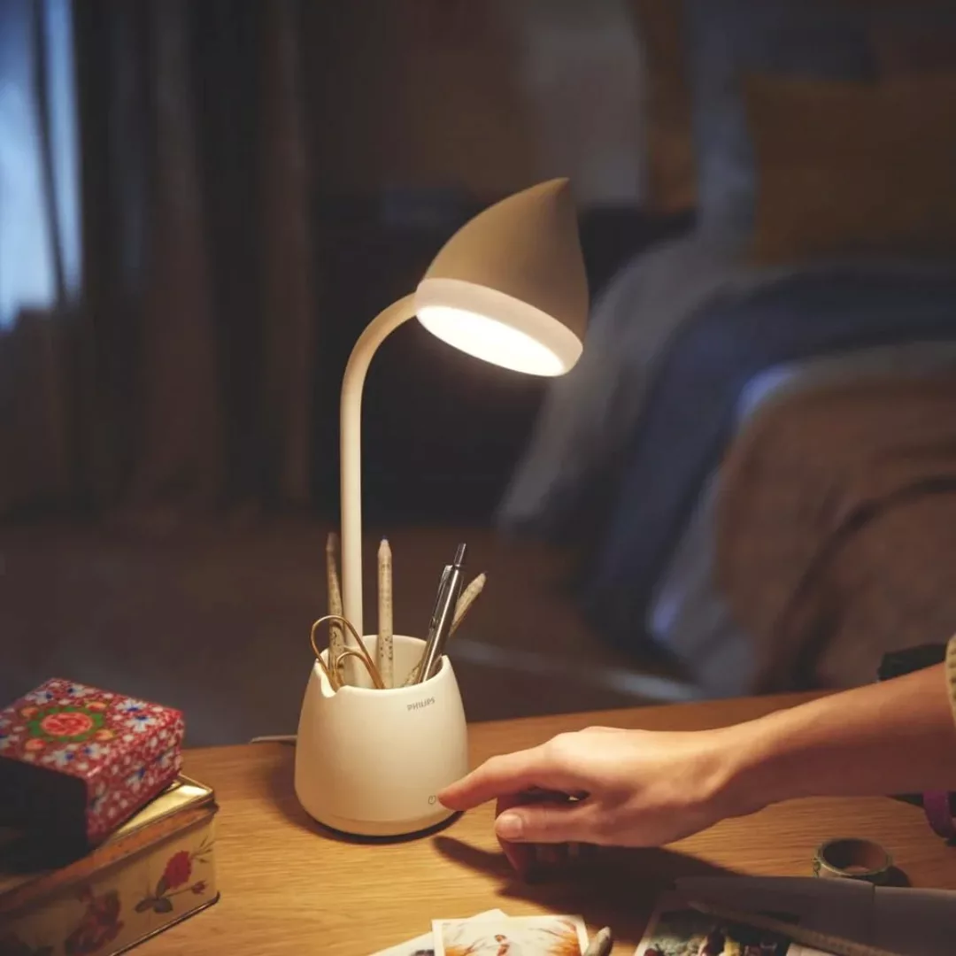 LED Akku Tischleuchte Hat in Weiß 4,5W 80lm günstig online kaufen