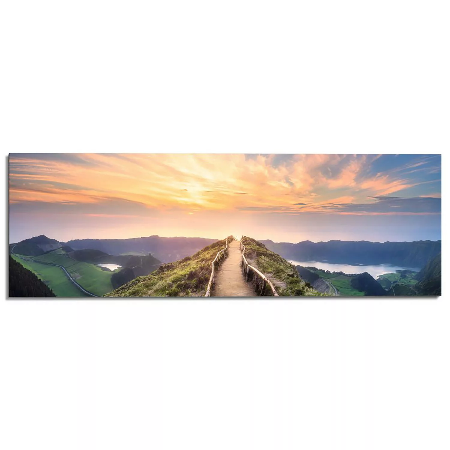 Reinders! Wandbild »Wandbild Morgenröte Berge - Sonnenaufgang - Natur«, Lan günstig online kaufen