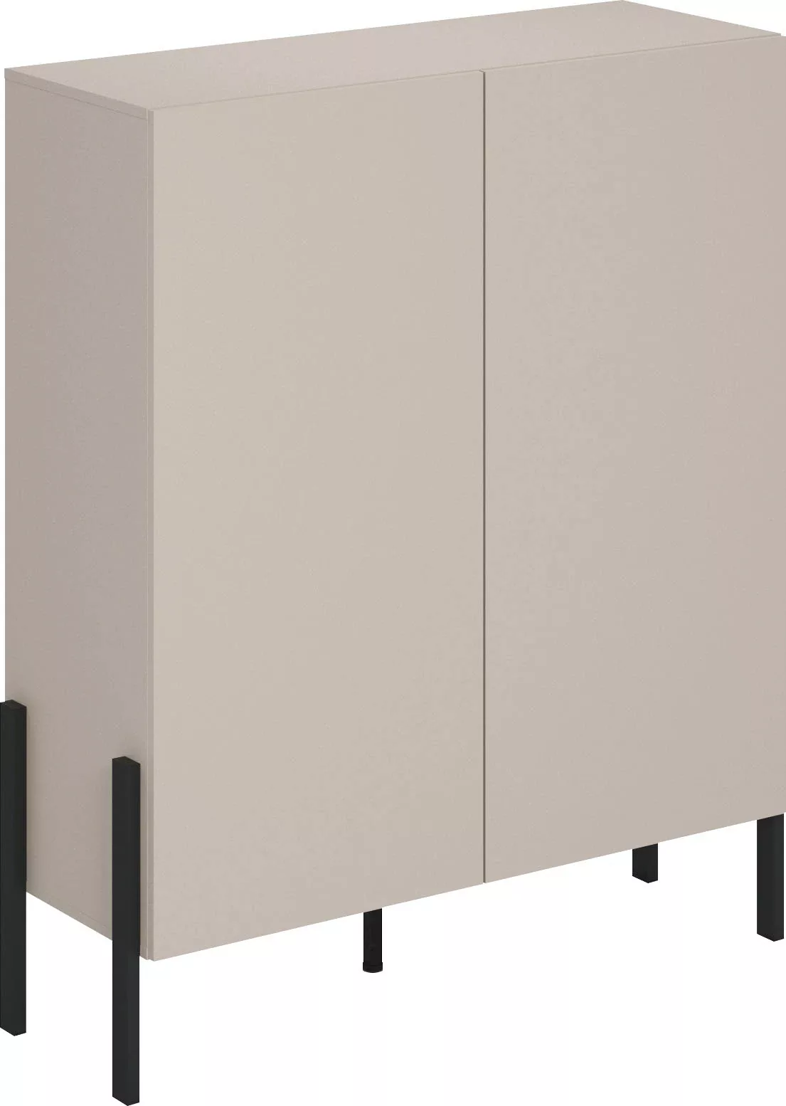 INOSIGN Kommode "Jukon, Breite 110 cm, moderne grifflose Hochschrank, 2Türe günstig online kaufen