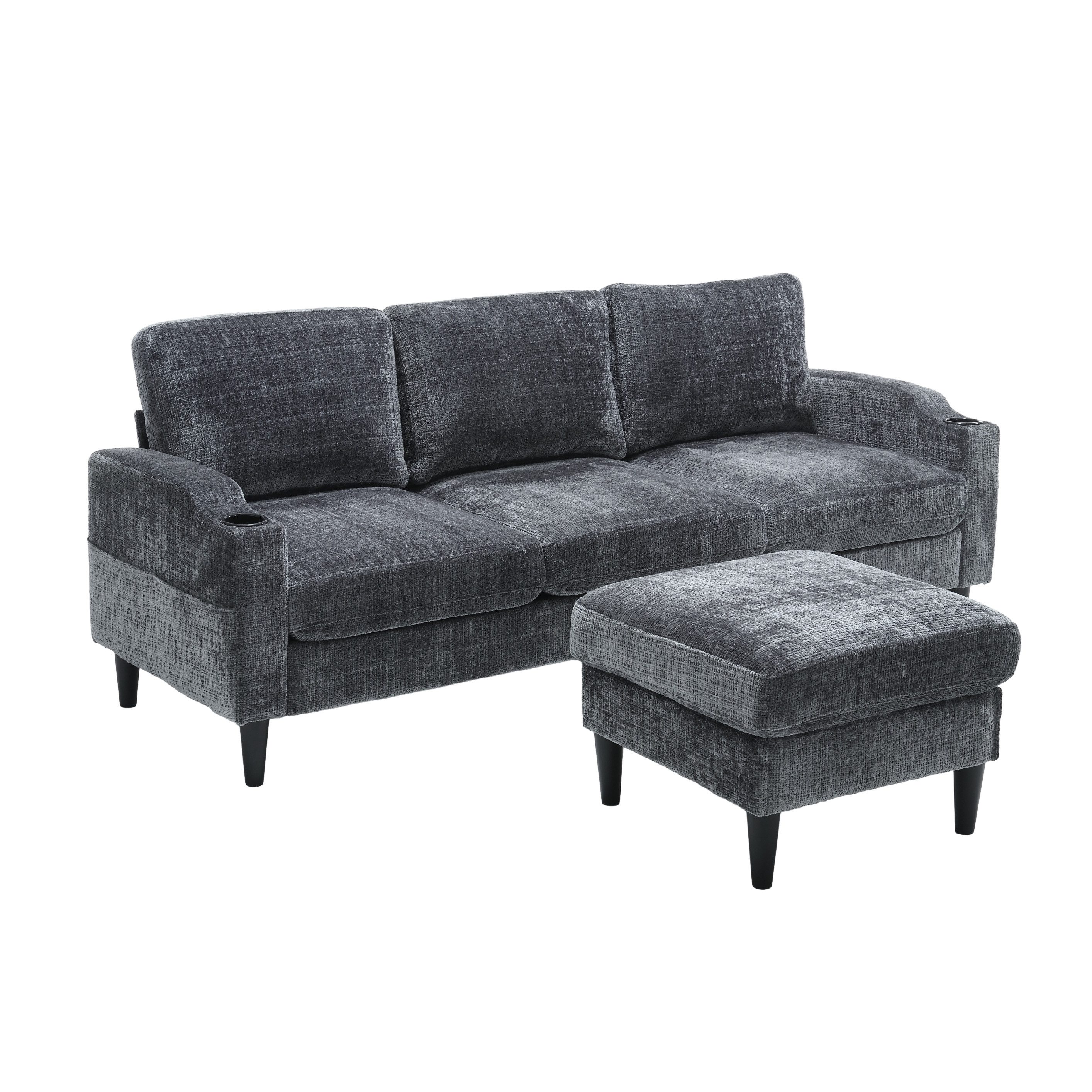 KLAM HOME Sofa Loungesofa Schlafsofa 4-Sitzer-Sofa günstig online kaufen