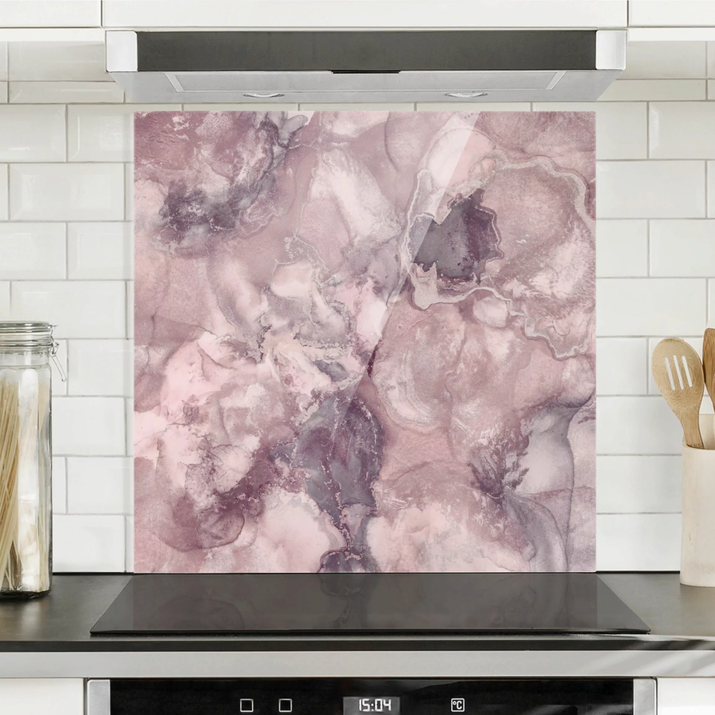 Spritzschutz Farbexperimente Marmor Violett günstig online kaufen