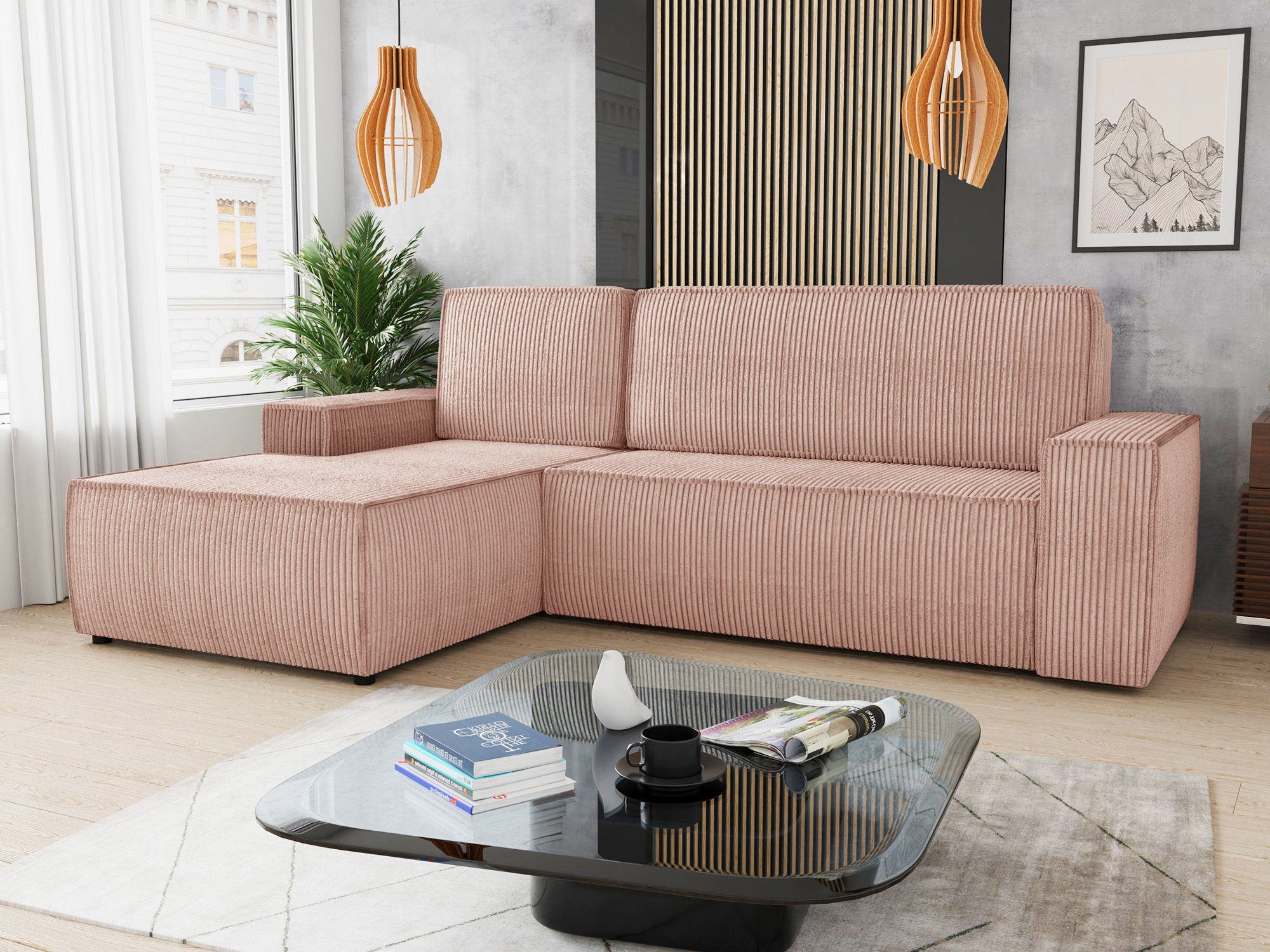 Sofnet Ecksofa Totti L, mit Schlaffunktion günstig online kaufen