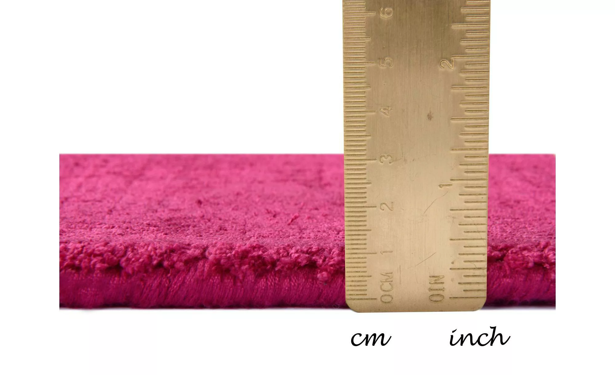 Tom Tailor Kurzflorteppich  Shine ¦ rosa/pink ¦ Viskose ¦ Maße (cm): B: 160 günstig online kaufen