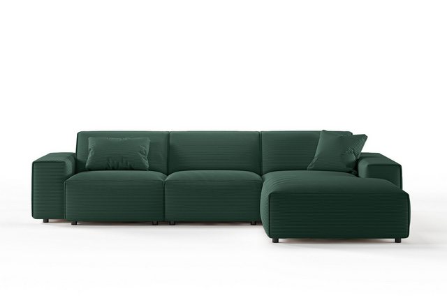 KAWOLA Ecksofa RANI, Sofa Cord, Recamiere rechts od. links, versch. Farben günstig online kaufen