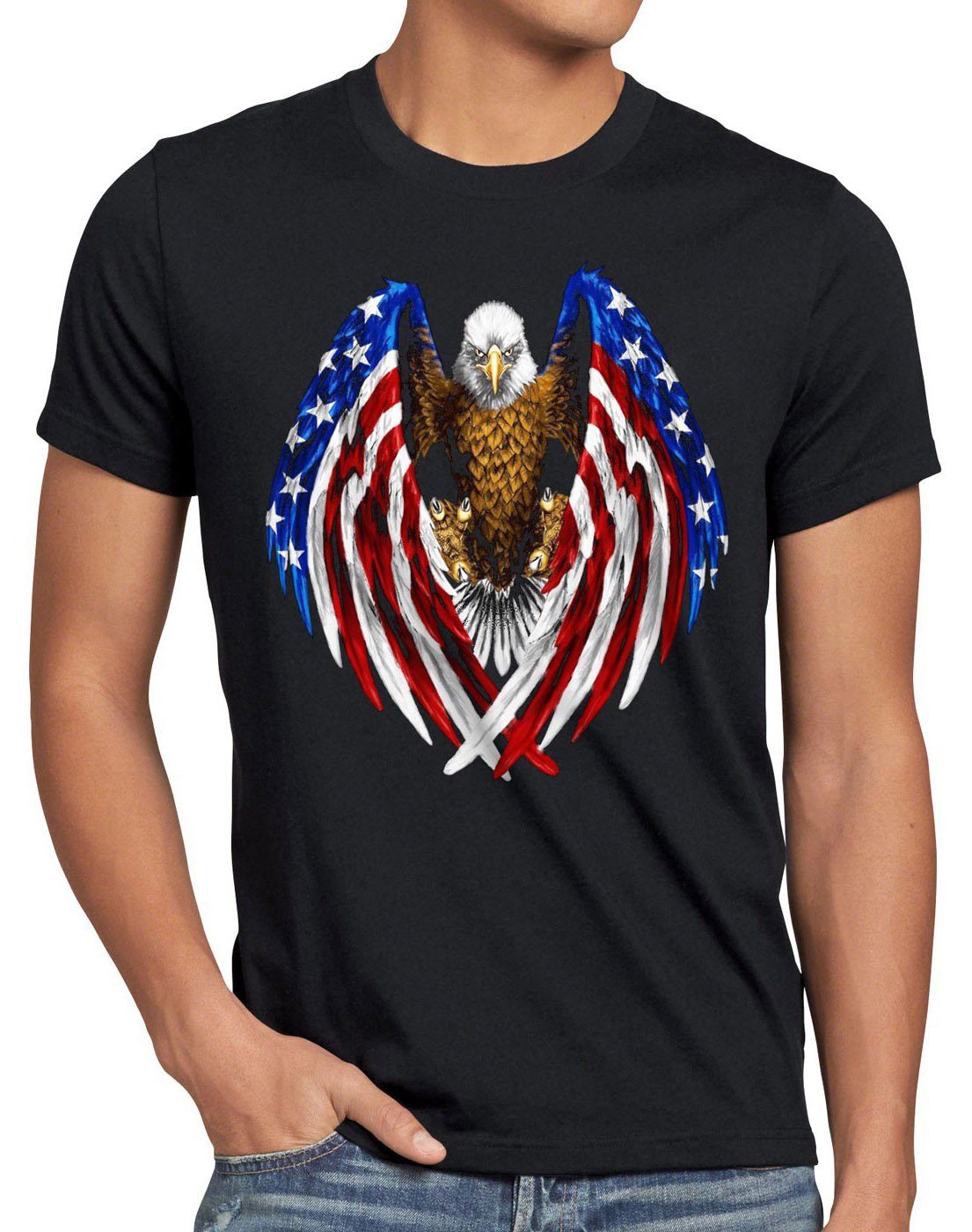 style3 T-Shirt US flagge unites states günstig online kaufen