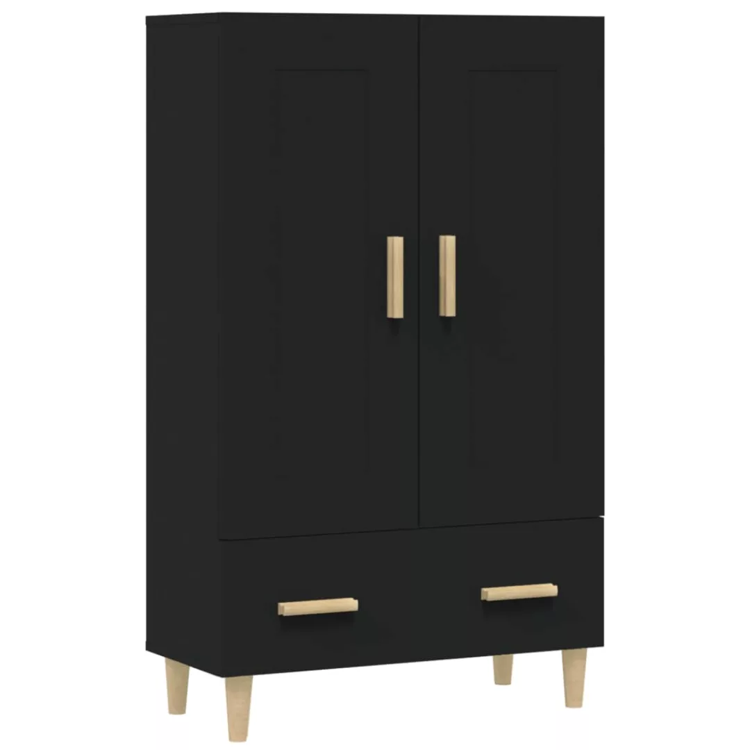 Vidaxl Highboard Schwarz 70x31x115 Cm Holzwerkstoff günstig online kaufen