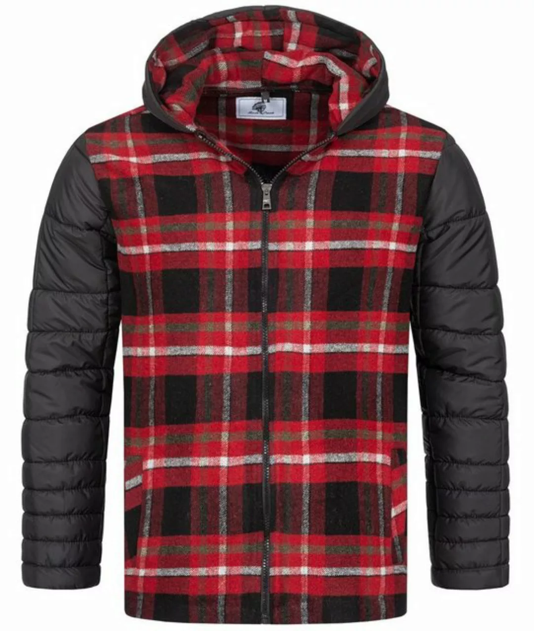 Rock Creek Steppjacke Herren Flanelljacke mit Kapuze H-265 günstig online kaufen