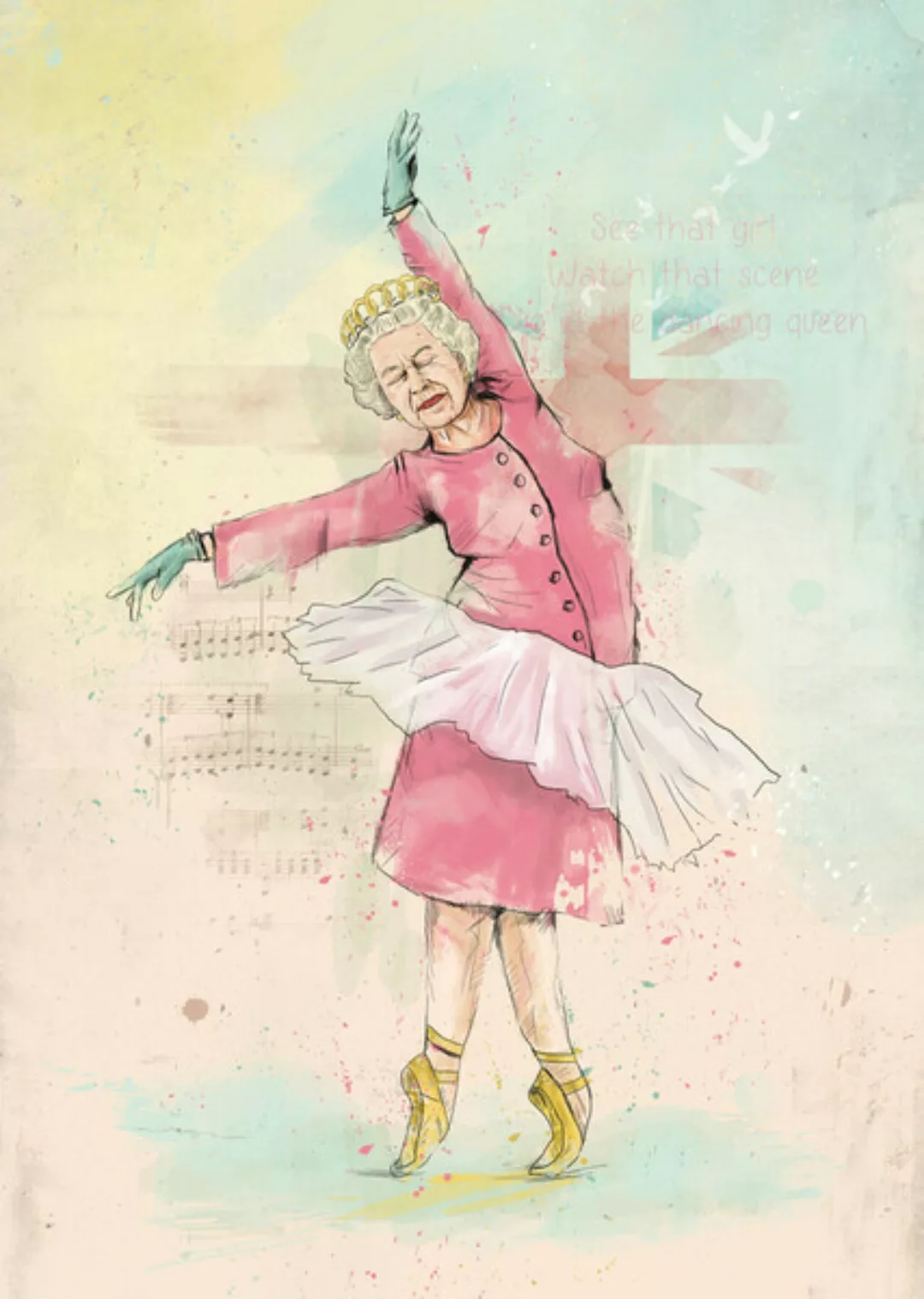 Poster / Leinwandbild - Dancing Queen günstig online kaufen