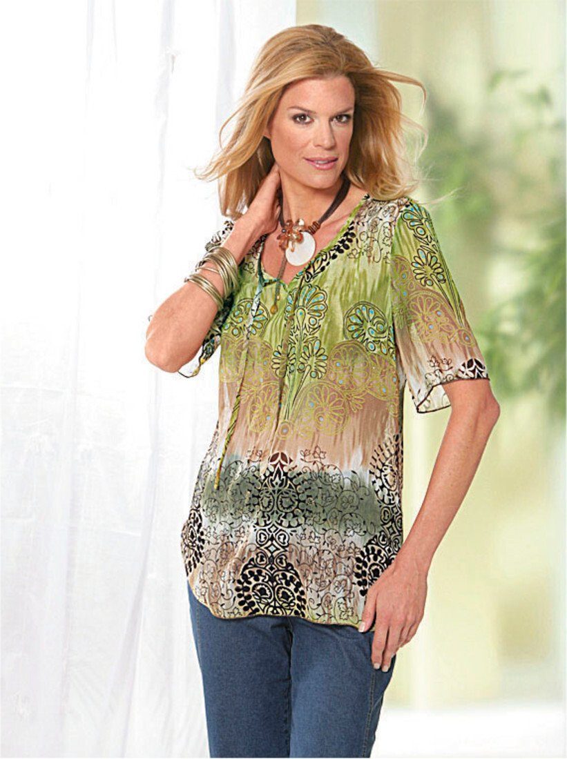 Classic Basics Druckbluse günstig online kaufen