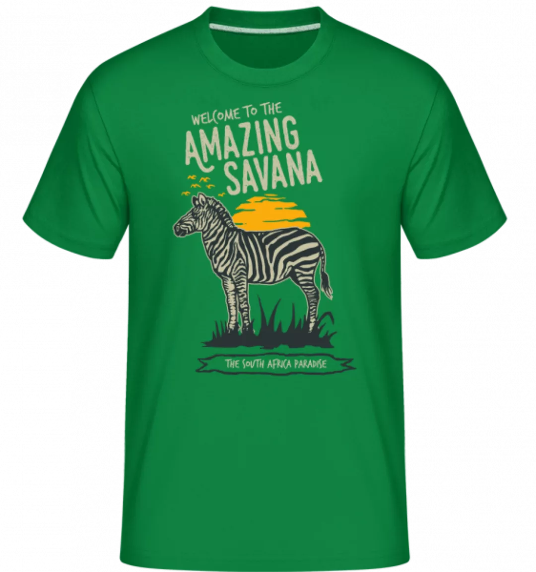 Zebra Amazing Savana · Shirtinator Männer T-Shirt günstig online kaufen
