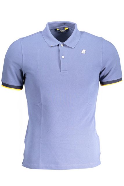 K-Way Poloshirt Stilvolles Herren Kurzarm-Poloshirt in Blau mit günstig online kaufen