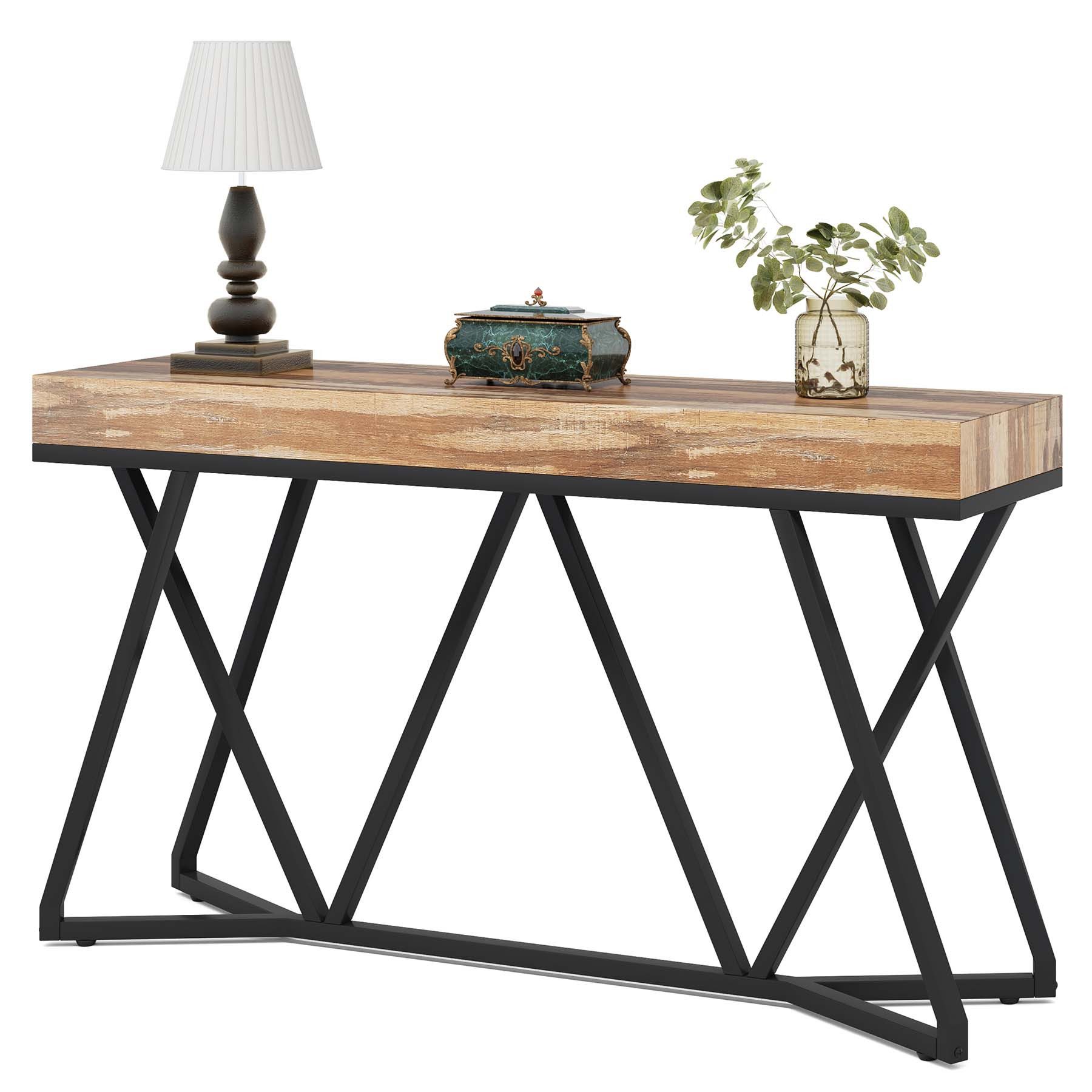 Tribesigns Konsolentisch 140cm Konsolentisch, Holz-Eingangstisch mit günstig online kaufen